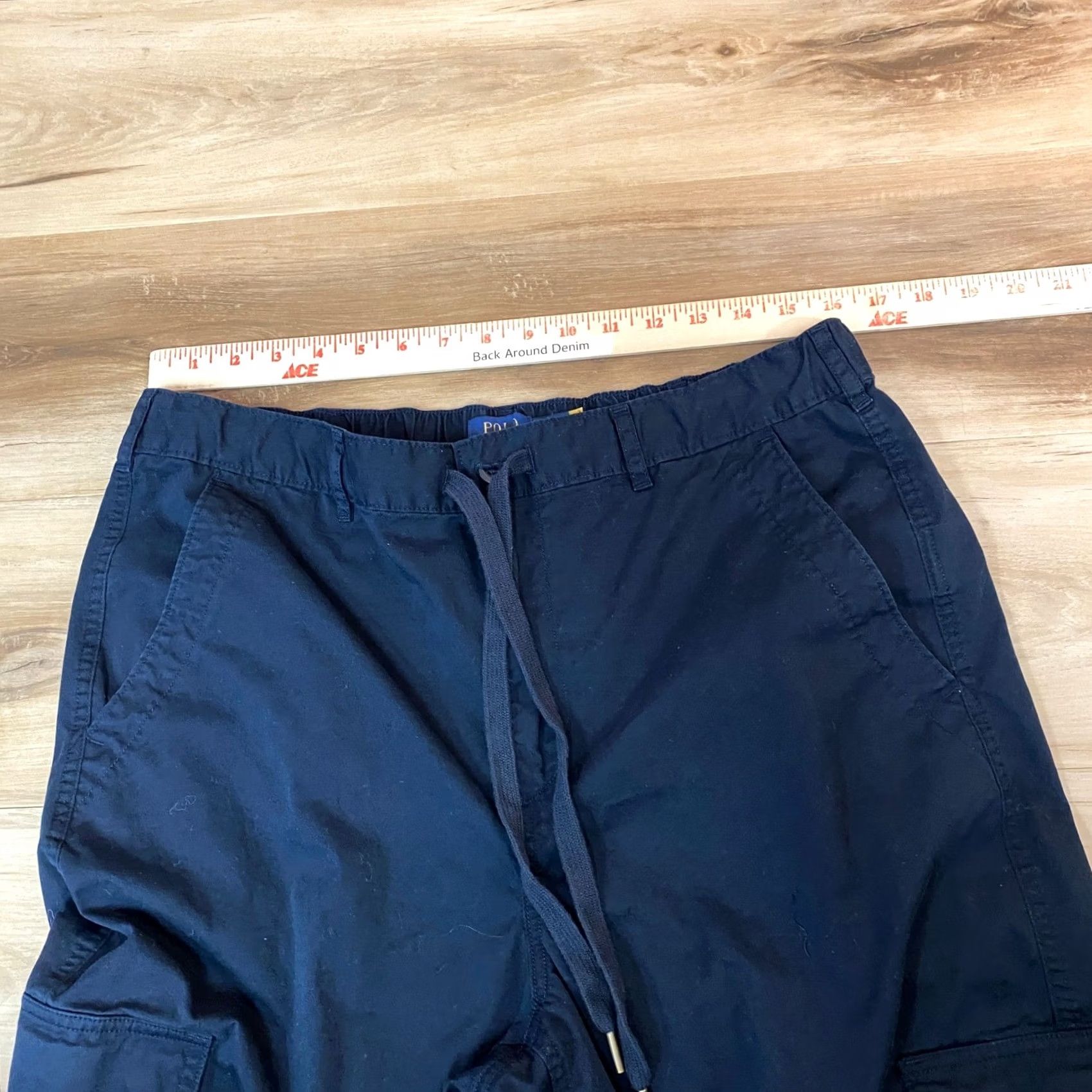 Polo Ralph Lauren Polo Ralph Lauren Mens Cargo Jogger Pants Navy Blue Cotton Blend Size Large Size US L / EU 52-54 / 3 - 3 Thumbnail