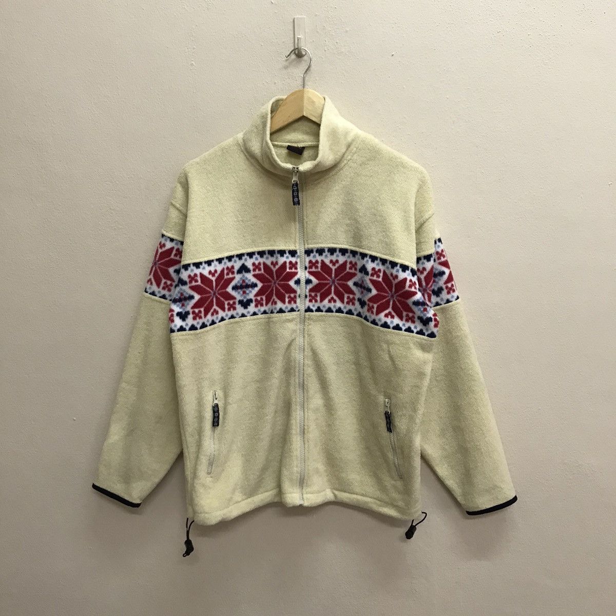 Native × Vintage Vintage Branch Out.Div Native Navajo Fleece Sweater Size US M / EU 48-50 / 2 - 12 Thumbnail