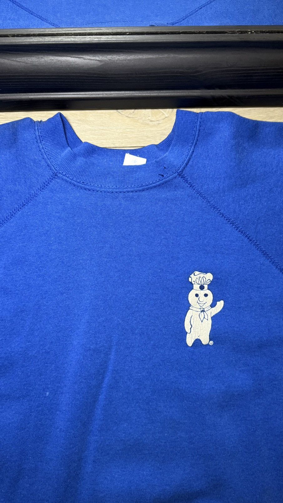 Fruit Of The Loom Vintage / Y2K 1980s Pillsbury Doughboy Logo Sweatshirt Size US XL / EU 56 / 4 - 4 Thumbnail
