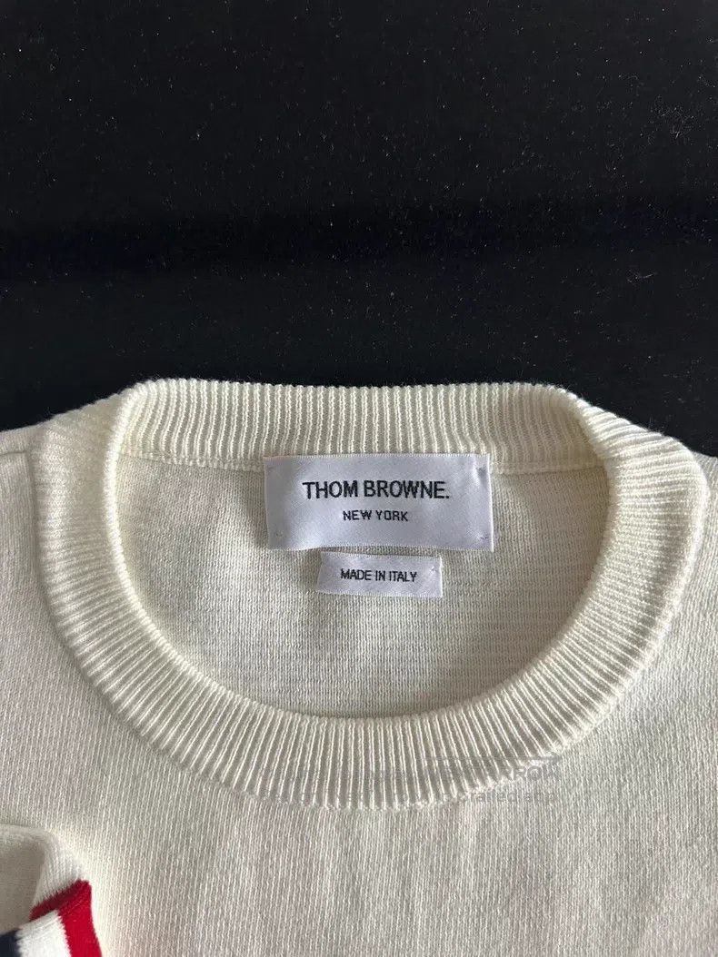 Thom Browne Thom Browne Double Sleeve Logo Sweater Size US M / EU 48-50 / 2 - 3 Thumbnail