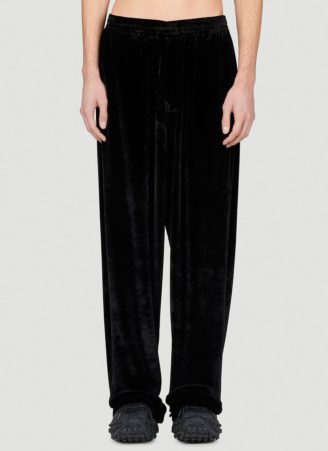 Balenciaga o1mt1gz0325 Baggy Pant in Black Size US 28 / EU 44 - 2 Thumbnail