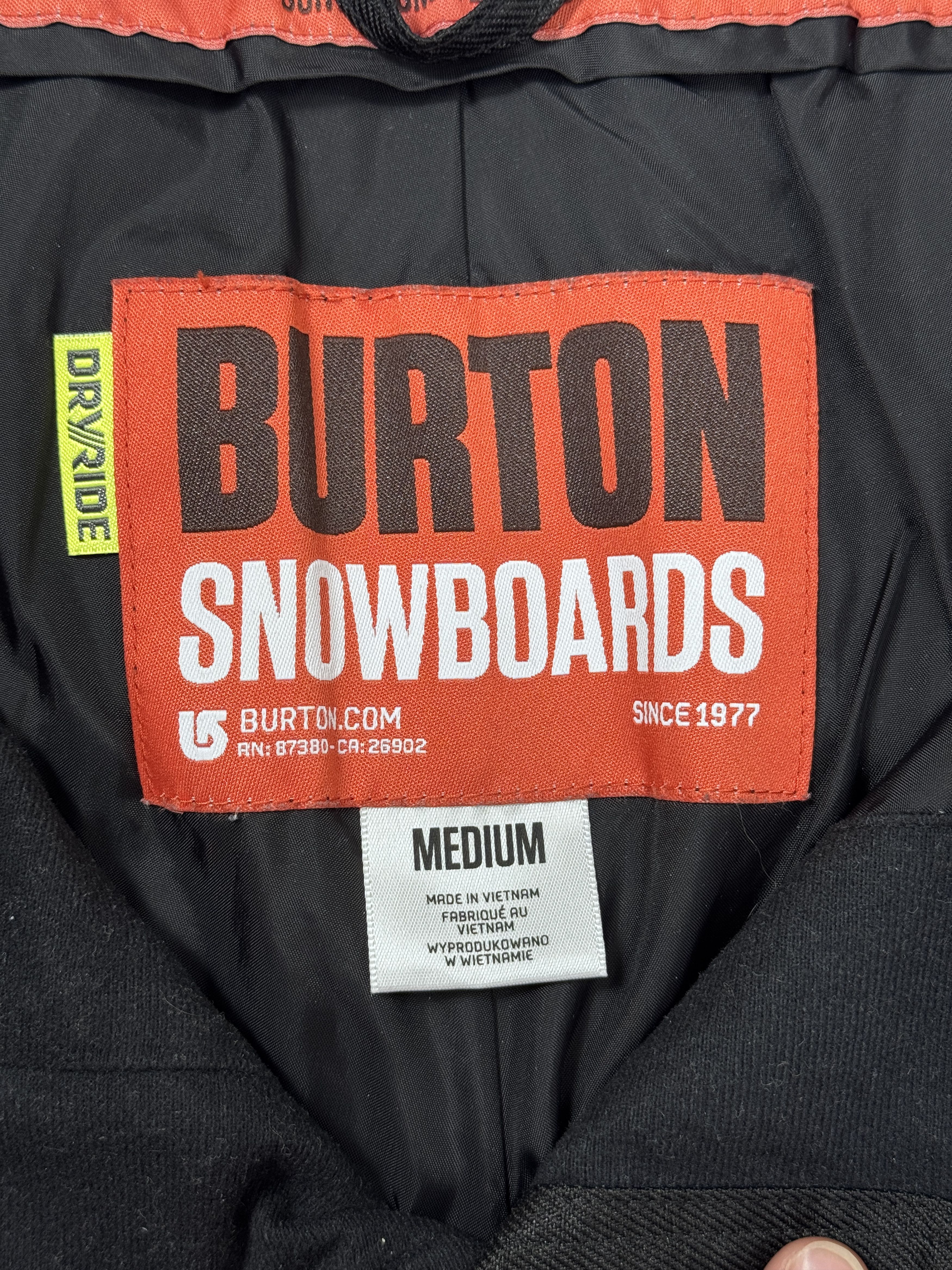 Burton Burton Snowboards Pants MB Cargo Trousers Dryride Size US 32 / EU 48 - 9 Thumbnail