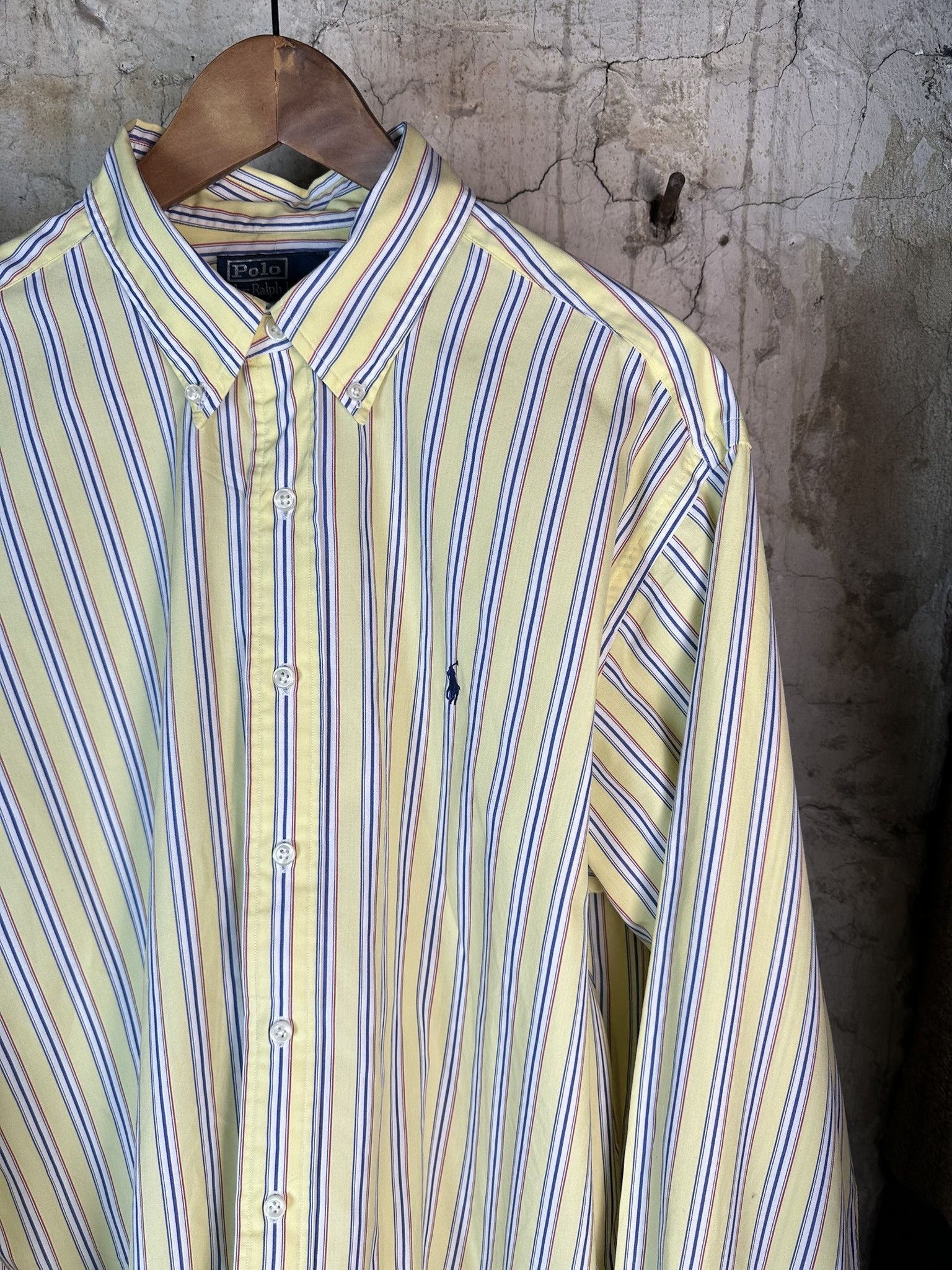 Polo Ralph Lauren Vintage Polo Ralph Lauren Stripped Button Up Shirt Size US XL / EU 56 / 4 - 7 Thumbnail