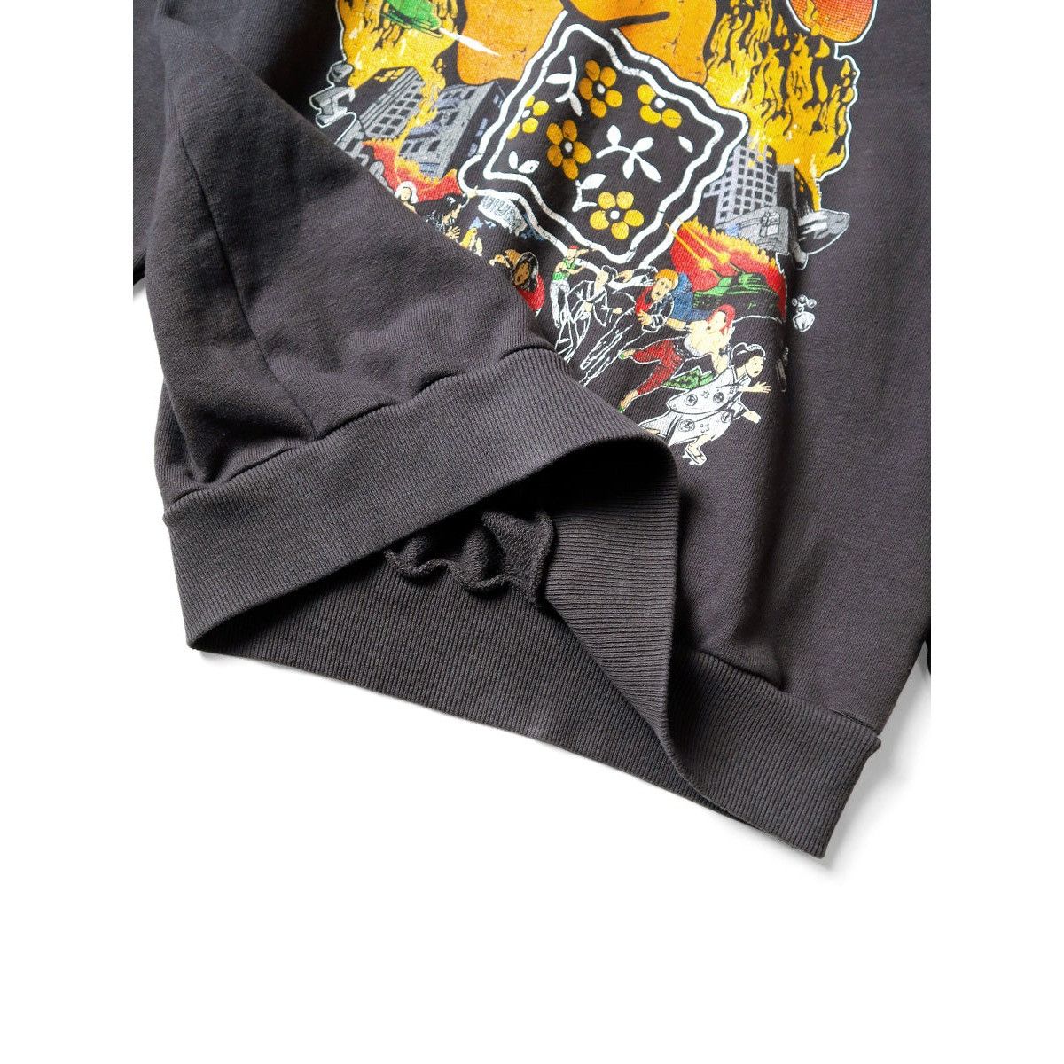 Kapital Kapital fleece hooded sweatshirt (BUSTER PECKISH RAINBOW Ypt Size US L / EU 52-54 / 3 - 8 Thumbnail