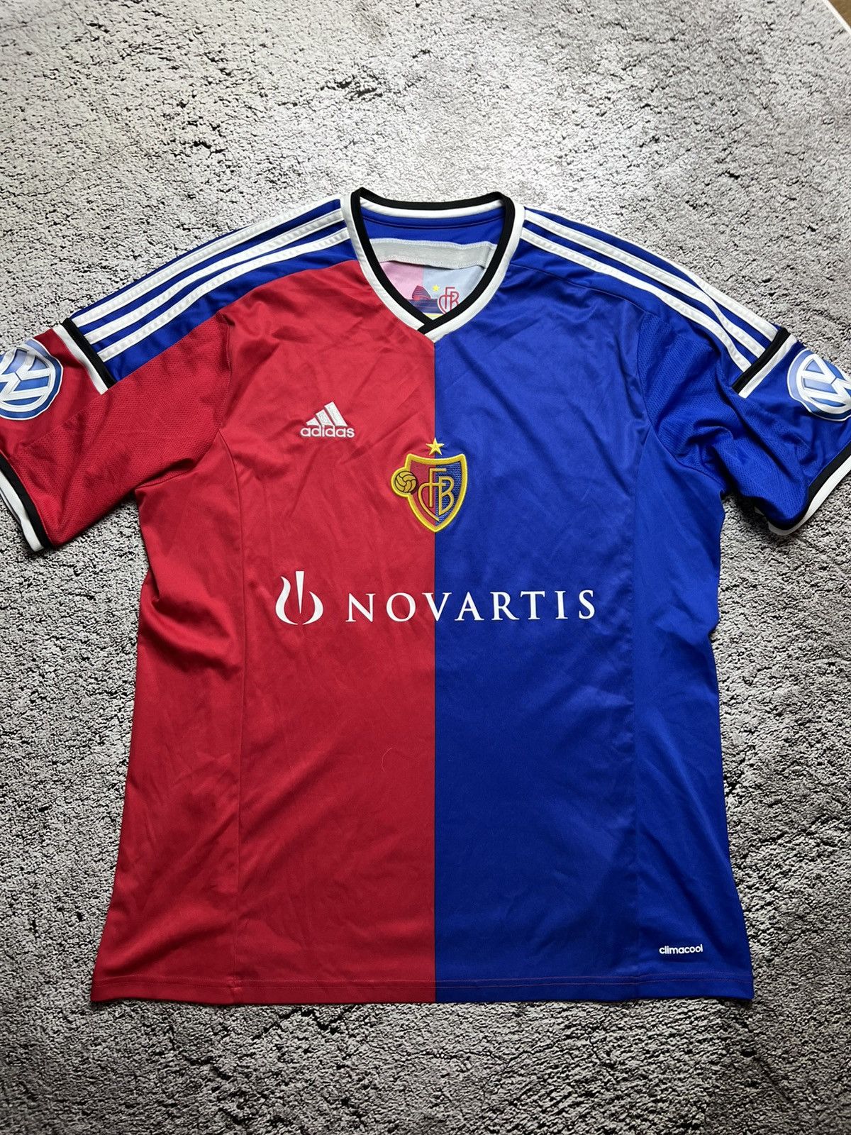 Adidas 2014-2015 FC Basel Switzerland Shkelzen Gashi adidas jersey Size US XL / EU 56 / 4 - 2 Thumbnail