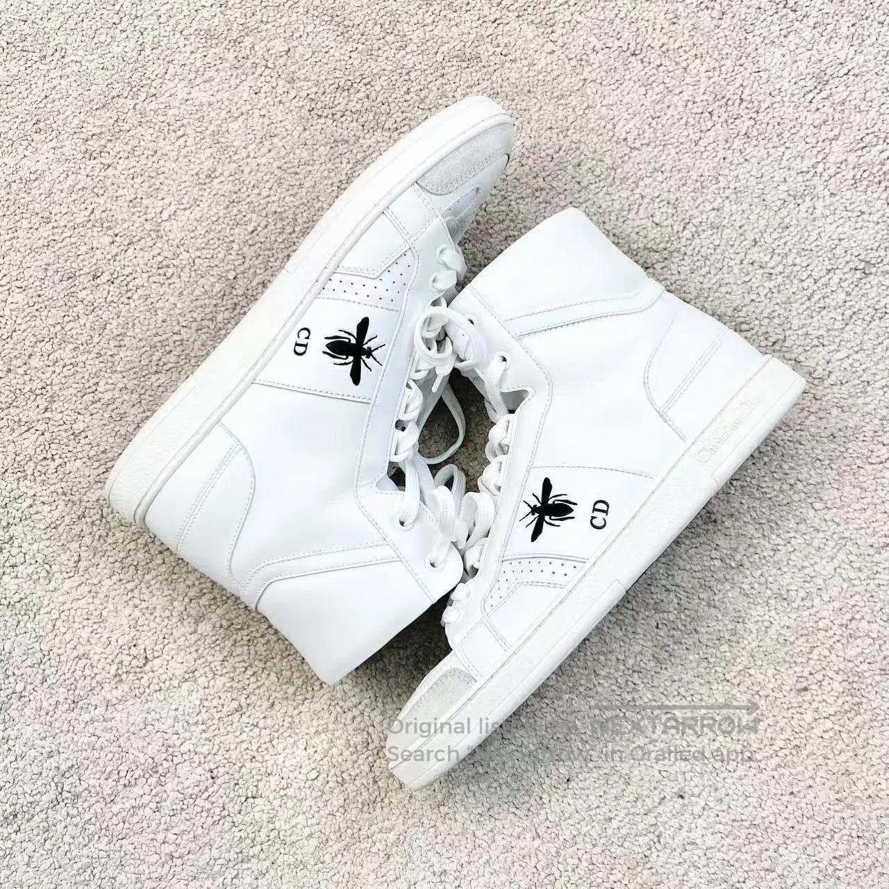 Dior Dior Star leather bee embroidered board shoes| Size US 4.5 / IT 34.5 - 4 Thumbnail