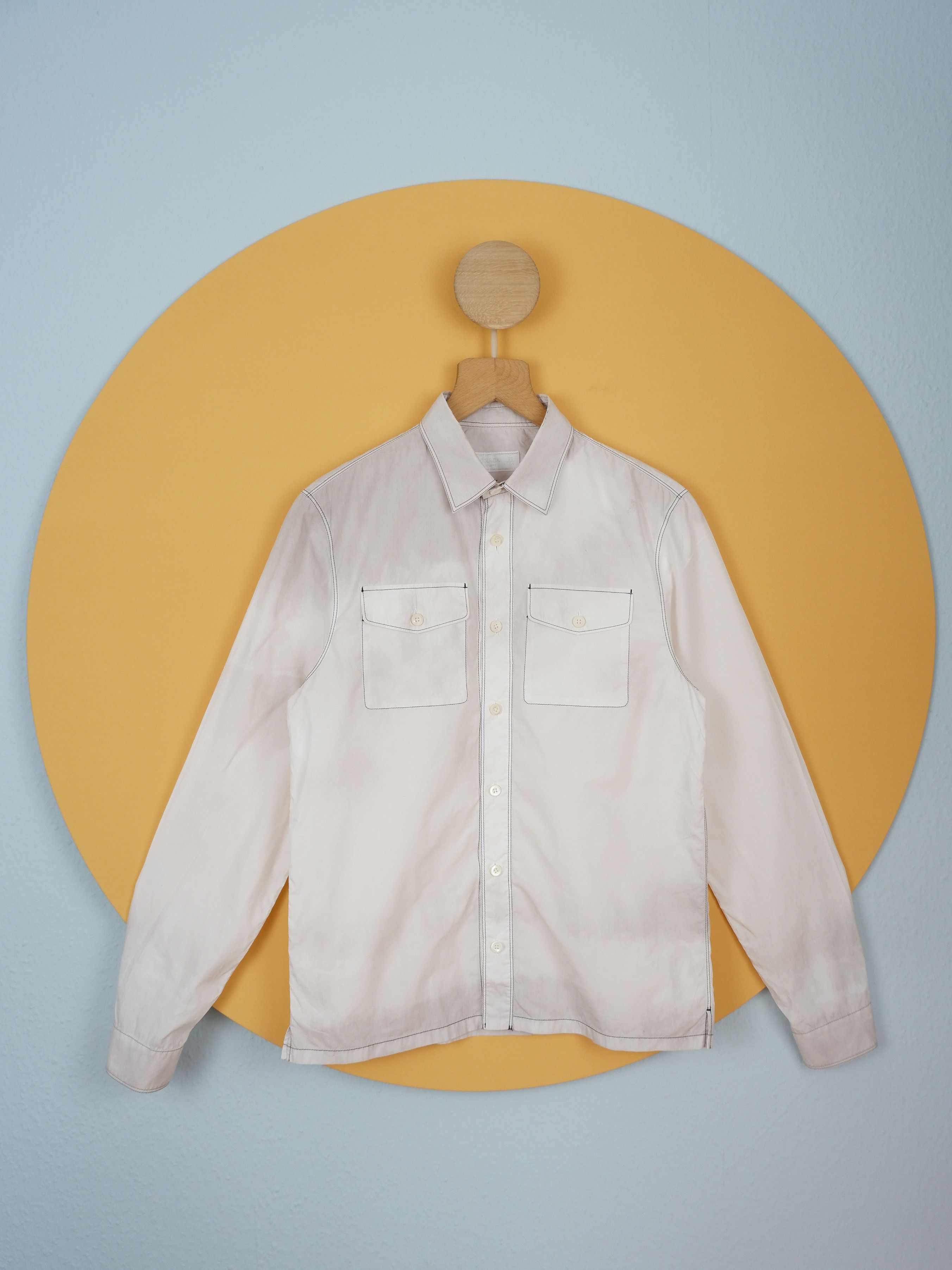 Prada Last drop! Prada vintage shirt contrasting stitching Size US S / EU 44-46 / 1 - 1 Thumbnail