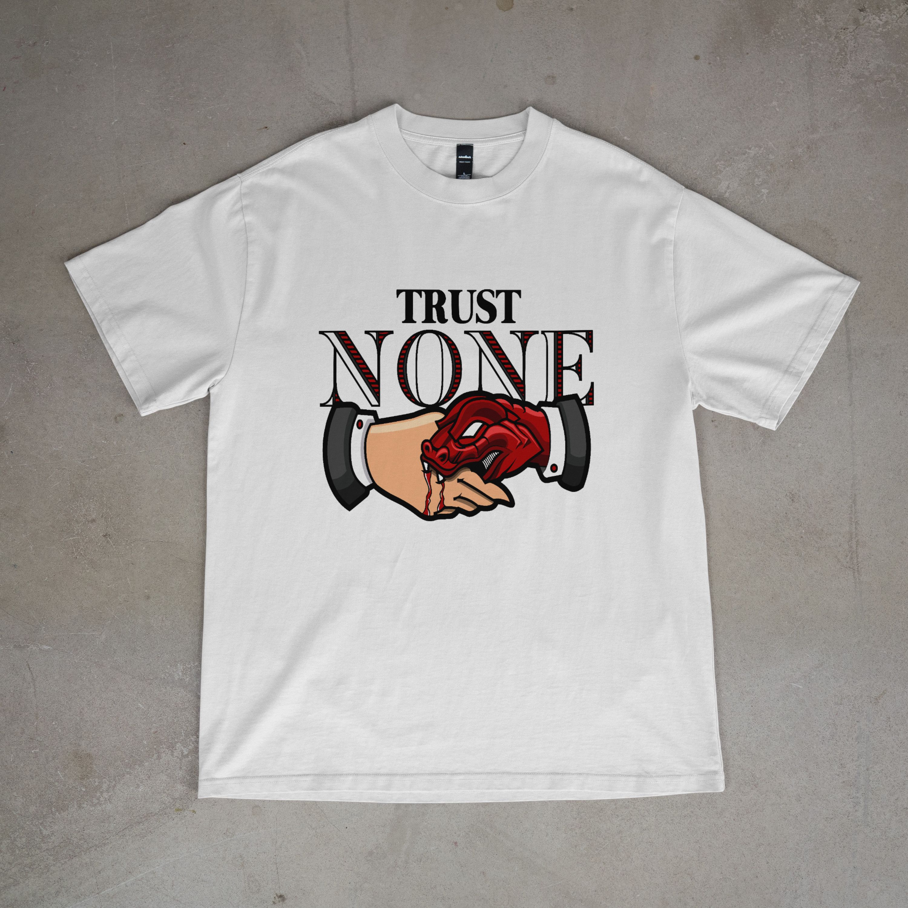 Designer × Vintage None Trust Tee Summer 2025 Streetwear Size US L / EU 52-54 / 3 - 1 Thumbnail