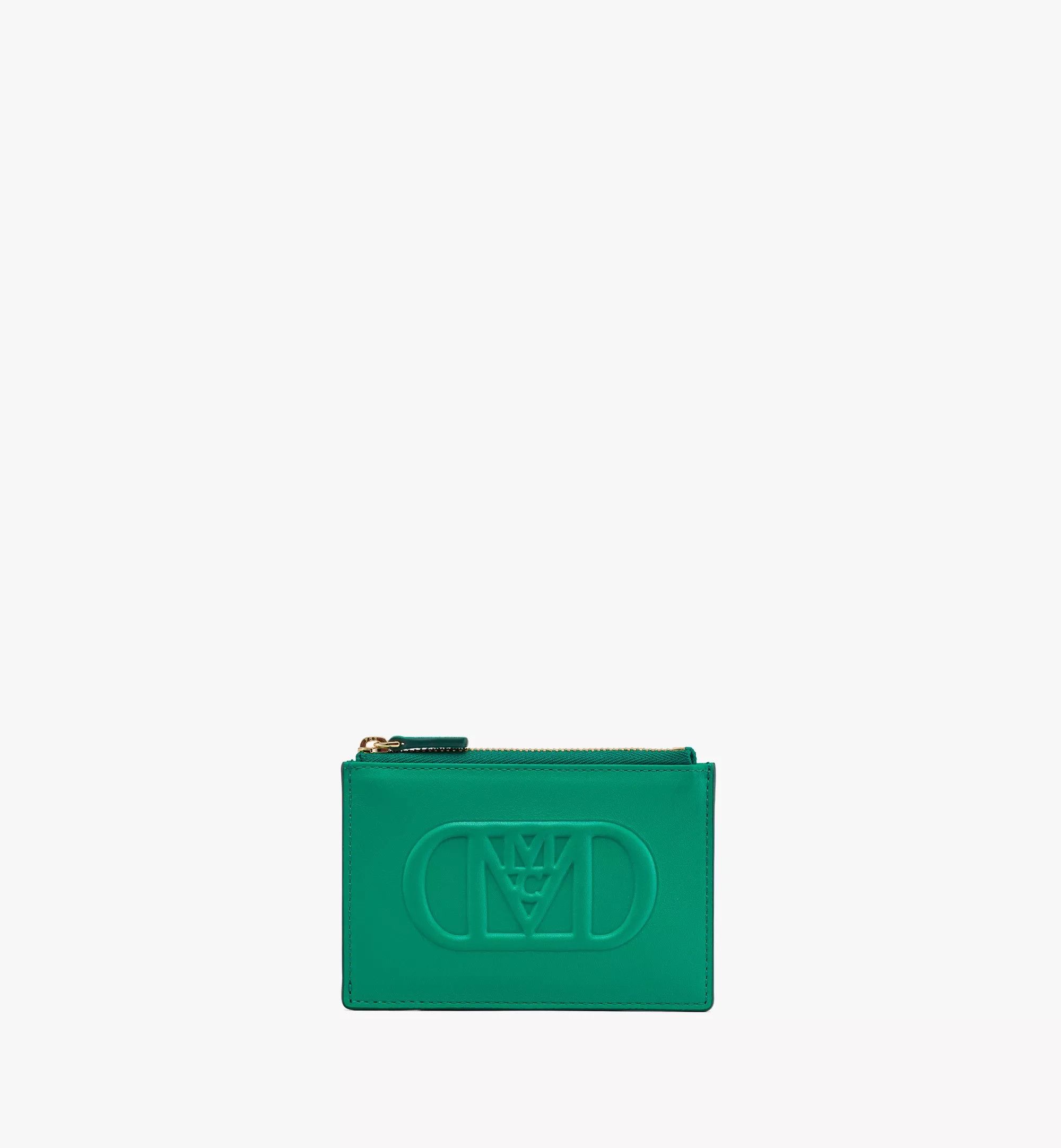 MCM o1mt1gz1224 Size: OS / Card Case in Green Size ONE SIZE - 1 Thumbnail