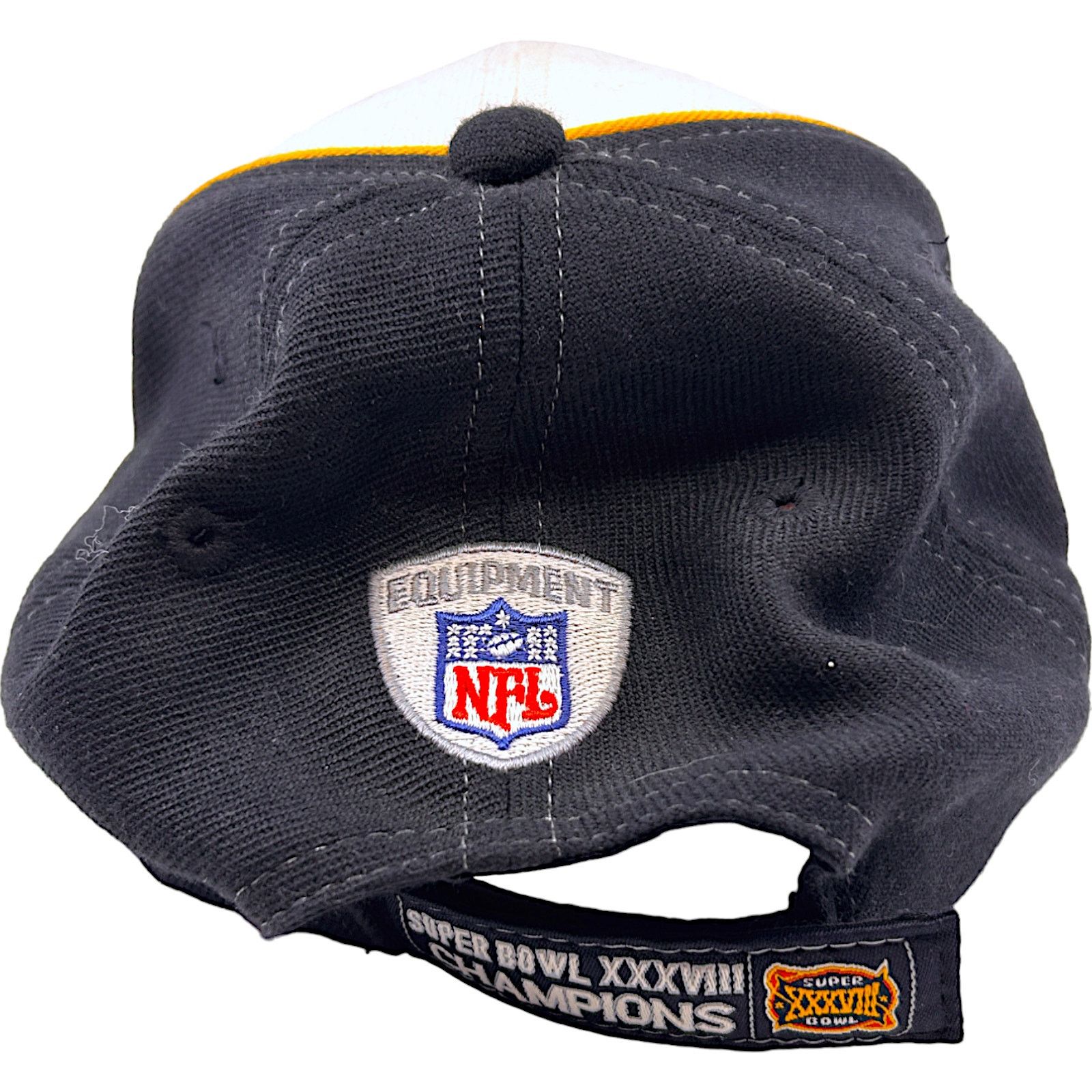 NFL × Reebok New England Patriots 2003 Super Bowl XXXVIII Champions Hat Size ONE SIZE - 4 Thumbnail
