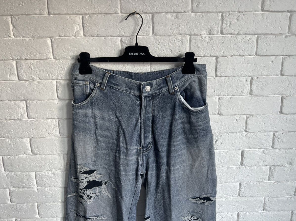 Balenciaga M size Balenciaga Trompe loeil „denim” Size US 32 / EU 48 - 2 Thumbnail