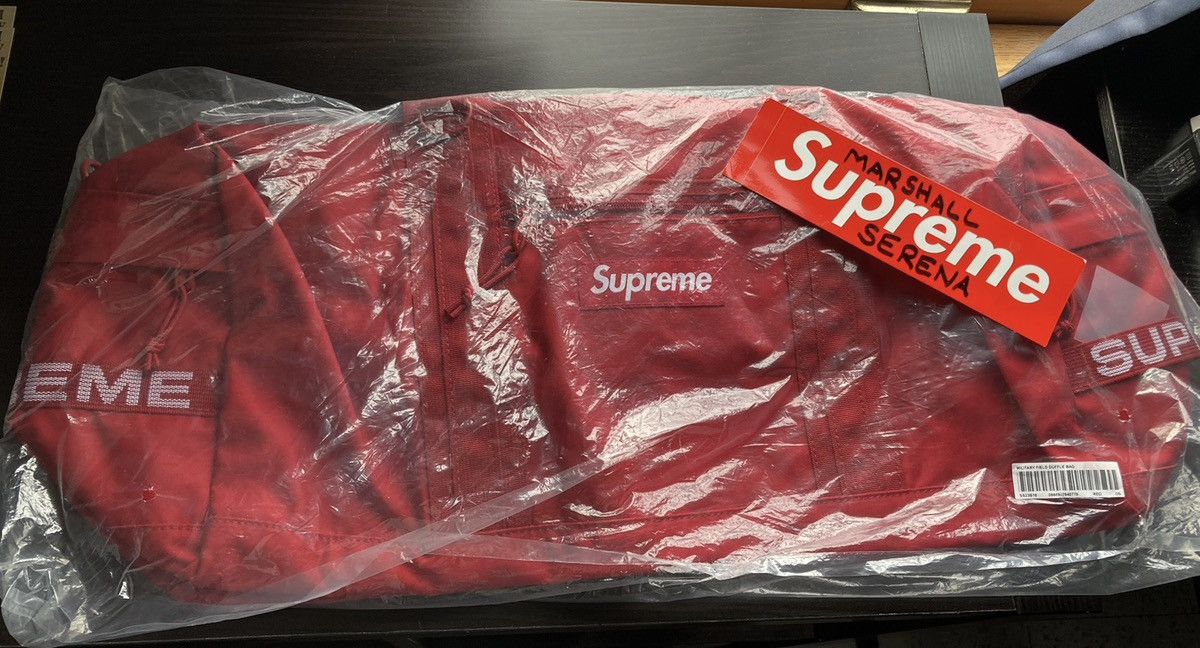 Supreme Field Duffle Bag Red