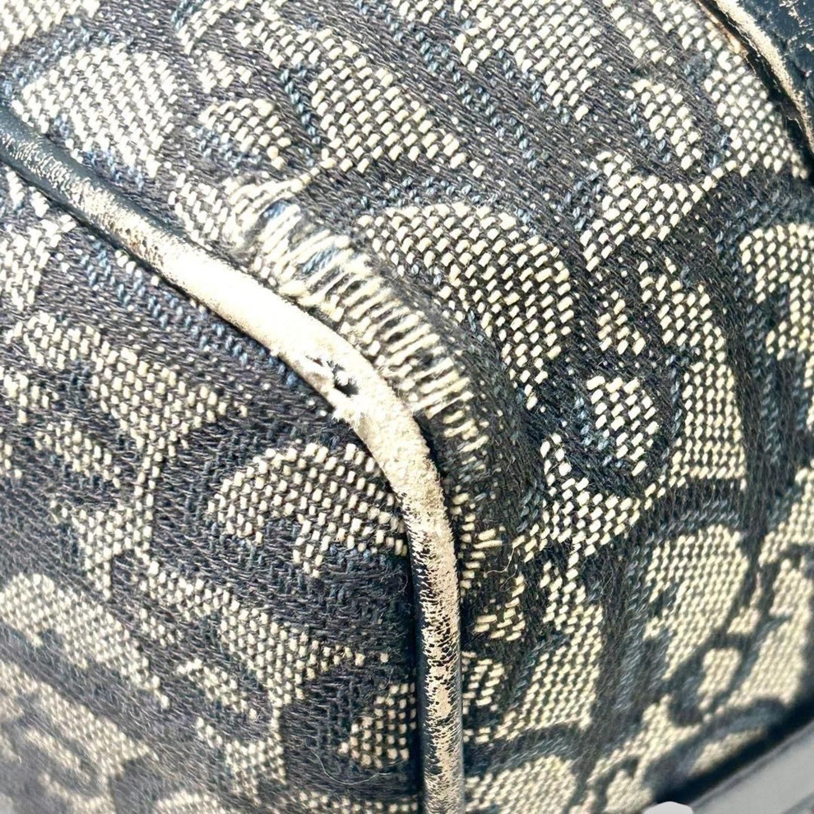 Dior Christian Dior - Monogram Canvas Handbag Black Size ONE SIZE - 6 Thumbnail