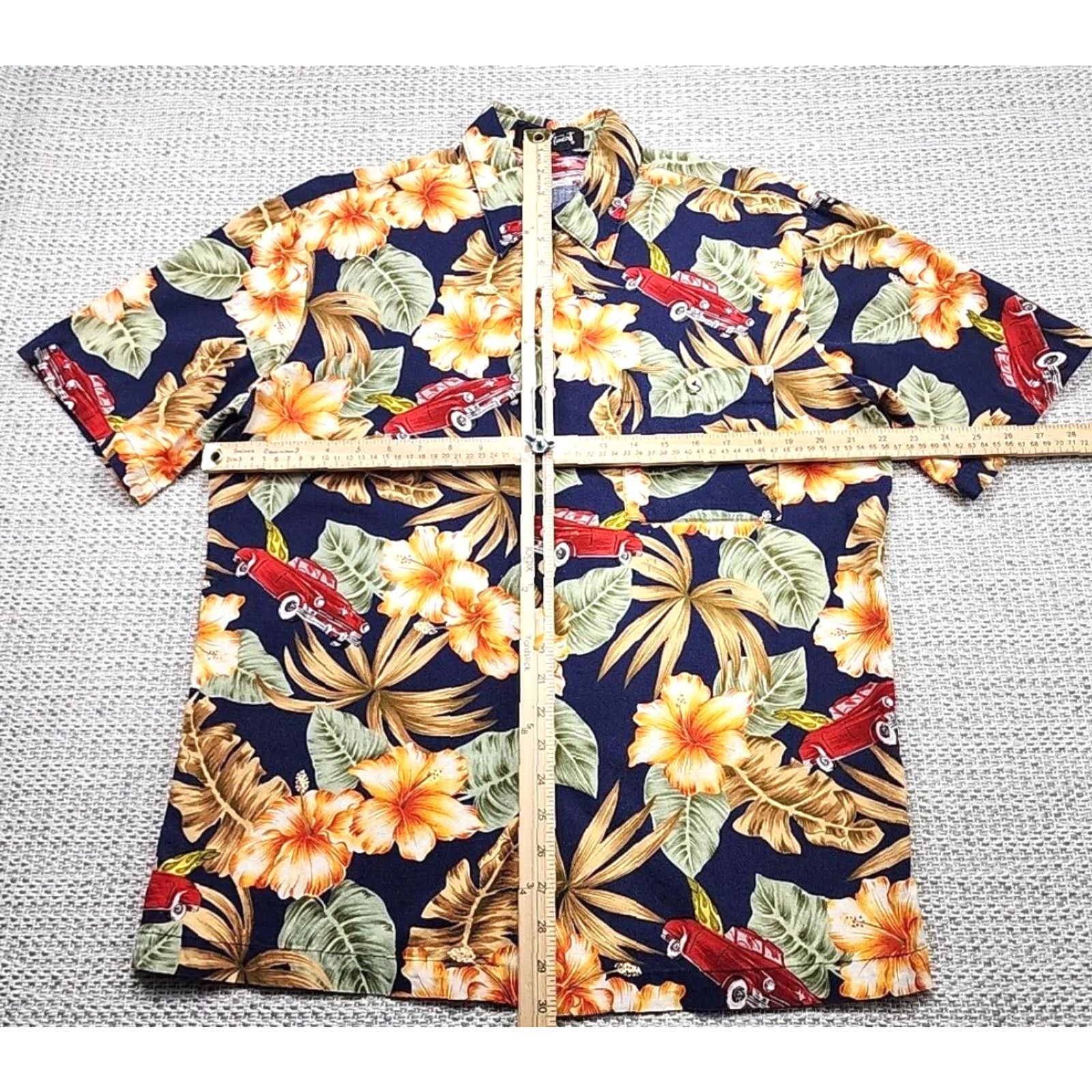 Vintage VINTAGE Alan Stuart Hawaiian Shirt Mens L Button Up Short Sleeve Floral USA Made Size US L / EU 52-54 / 3 - 7 Thumbnail