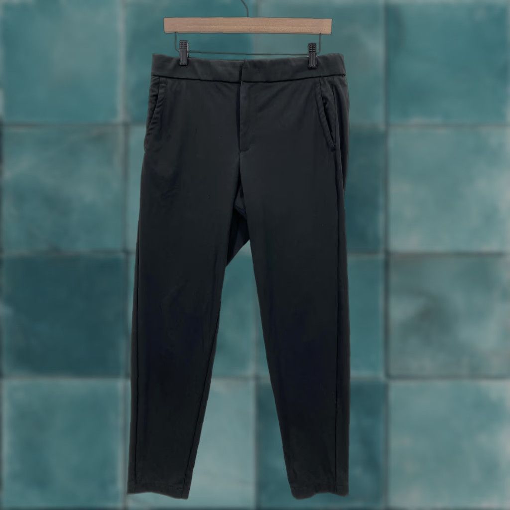 Bonobos Bonobos All Week Pants Mens Medium Black Dress Jogger Elastic Waist Tech Pocket Size US 31 - 1 Thumbnail