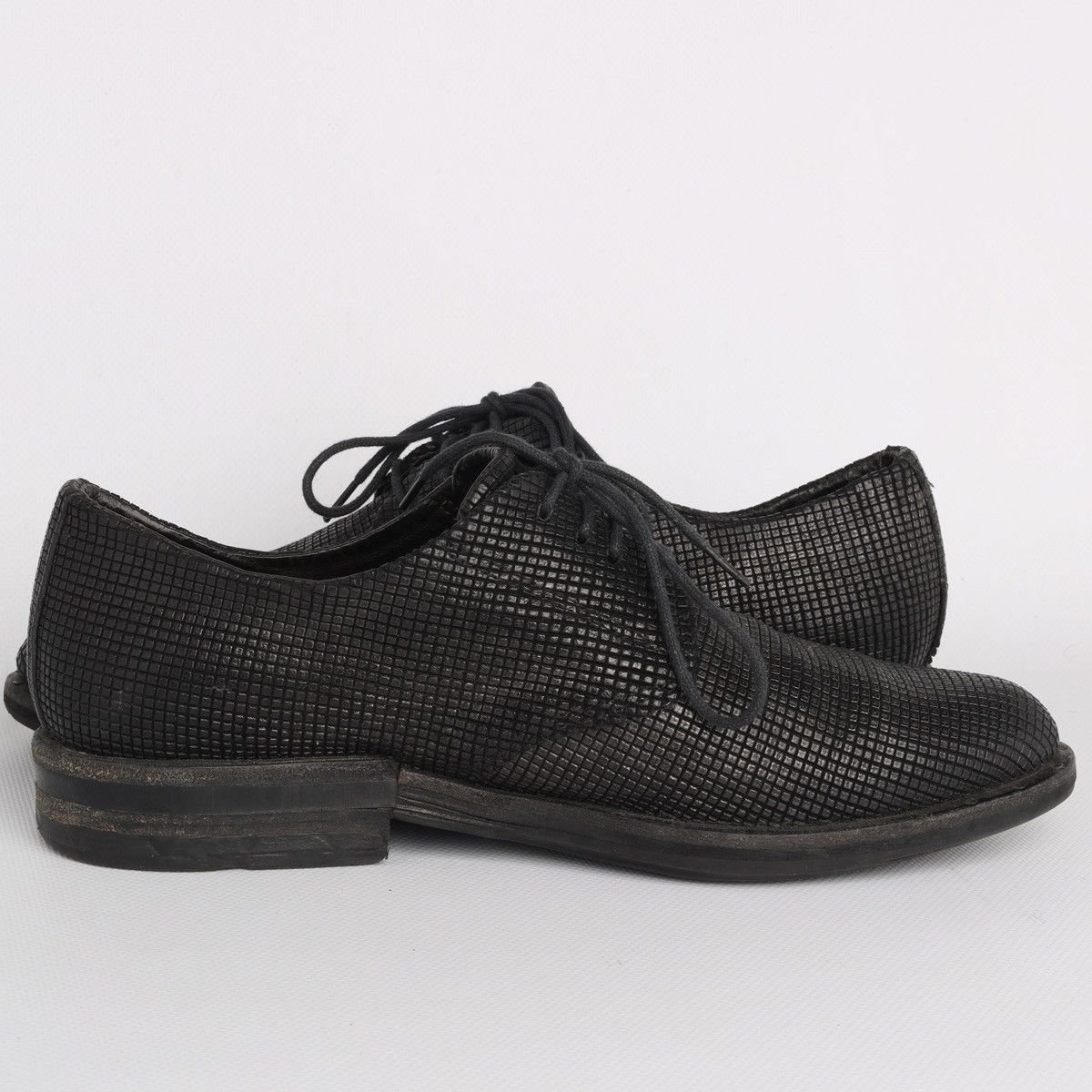 A.S.98 A.S.98 Airstep AS 98 Low Derby Shoes Oxford Casual Black Size US 8 / IT 38 - 9 Thumbnail