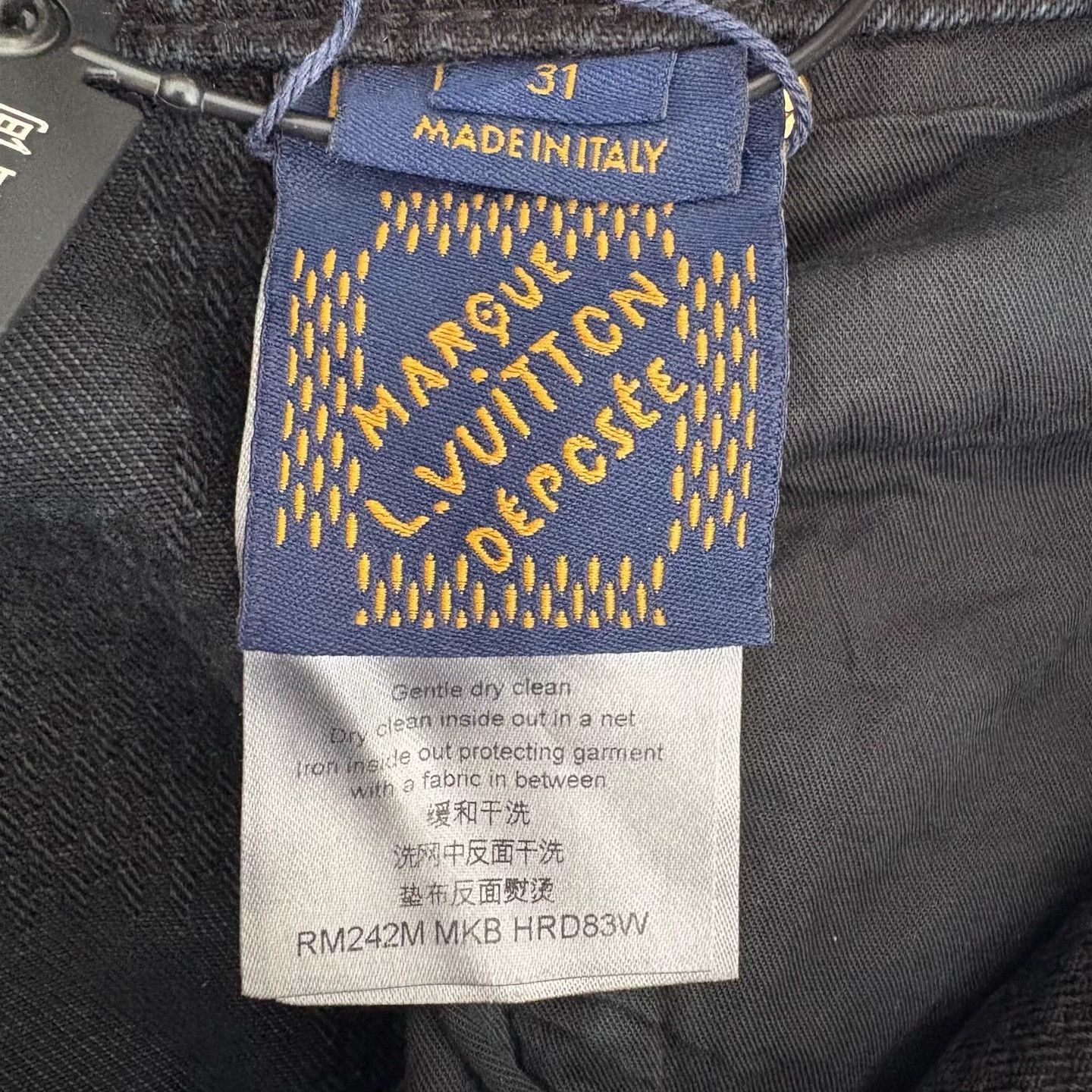 Louis Vuitton LV x Timberland FW24 Subtle Check Denim Jeans Size US 31 - 4 Thumbnail
