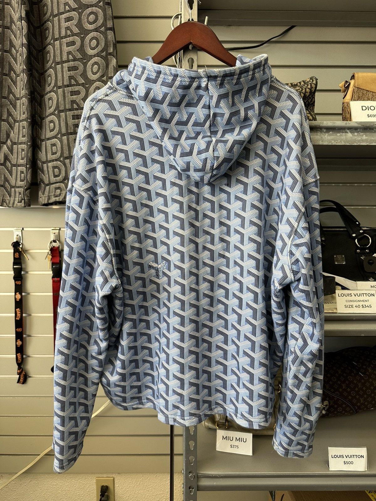 Bravest Studios BRAVEST STUDIOS GOYARD MONOGRAM PRINT HOODIE Size US L / EU 52-54 / 3 - 2 Thumbnail