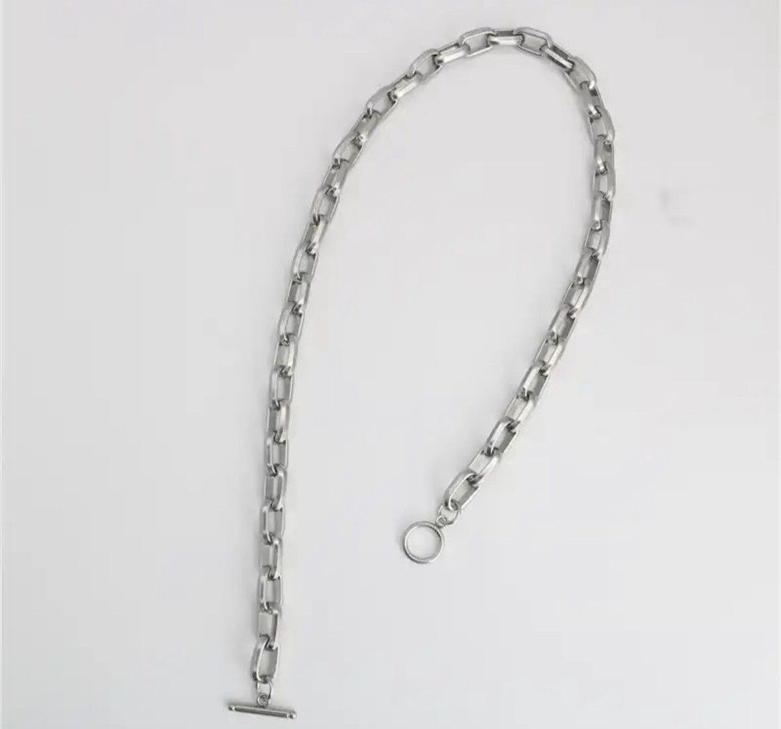 Vintage Y2K Cuban Chain Clavicle Necklace Size ONE SIZE - 2 Thumbnail