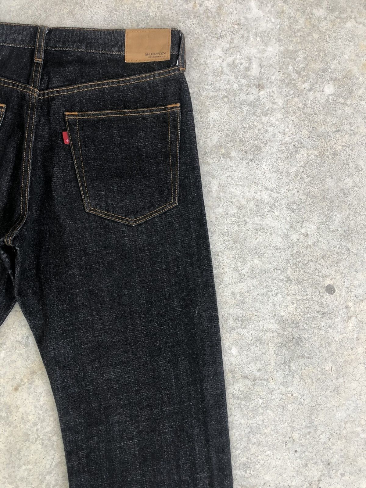 Japanese Brand Bobson Chesking Straight Cut Size US 33 - 10 Thumbnail