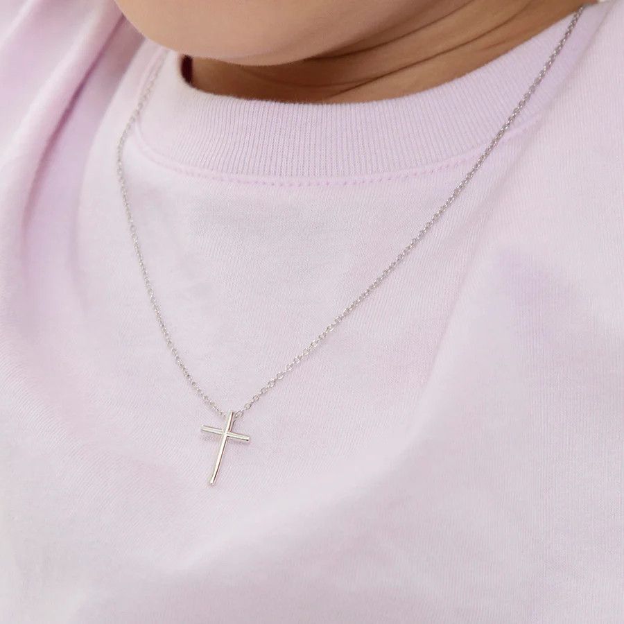 Other Small Cross Baby Pendant Necklace Size ONE SIZE - 3 Thumbnail