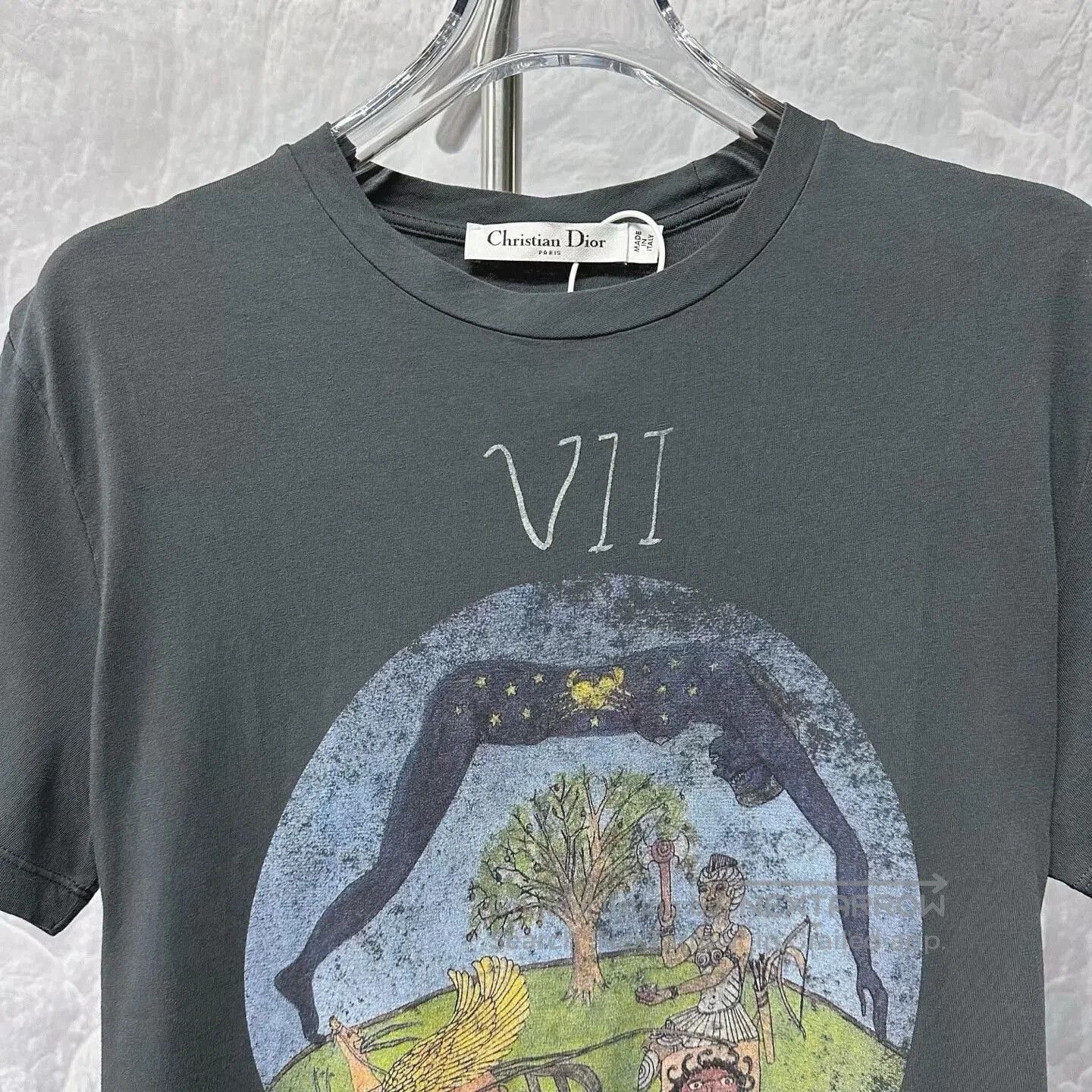 Dior christian dior tarot graphic short sleeve t-shirt. Size XS / US 0-2 / IT 36-38 - 2 Thumbnail