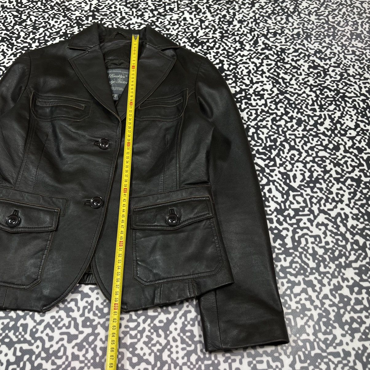 Vintage Vintage Y2K Lamb Leather Jacket Blazer Japanese Retro Style Size S / US 4 / IT 40 - 21 Thumbnail