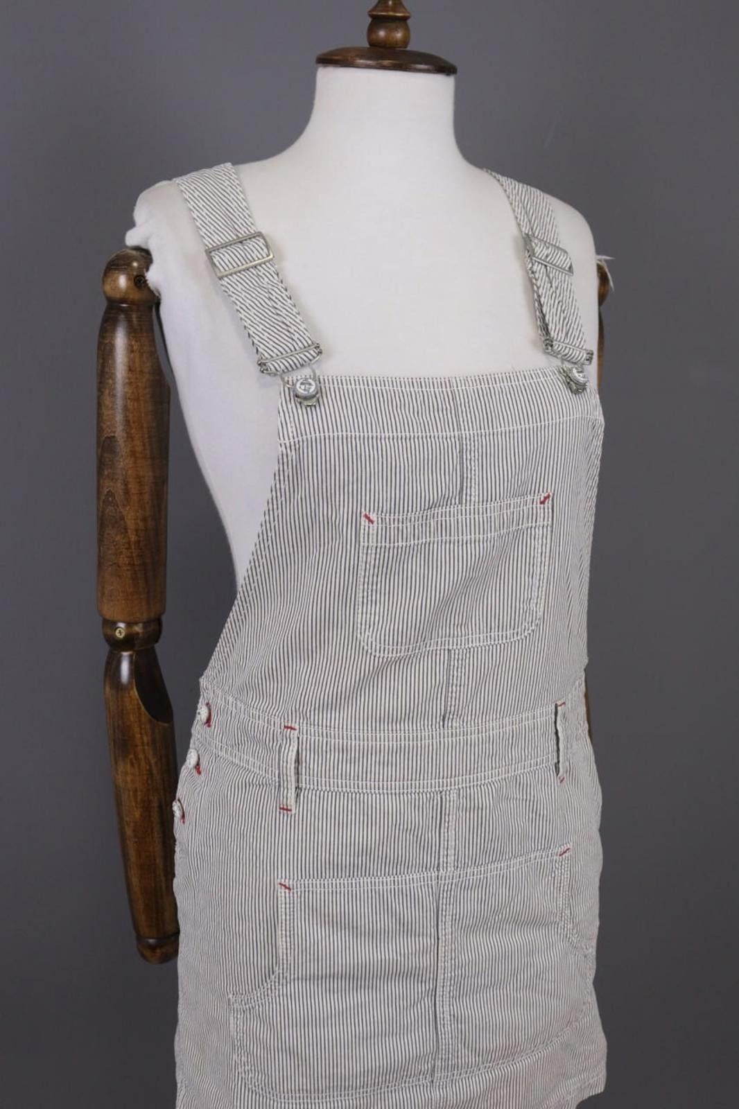 Saint James Saint James Gray Pinstripe Tunic Knee Dress Size USA 6 Size M / US 6-8 / IT 42-44 - 7 Thumbnail
