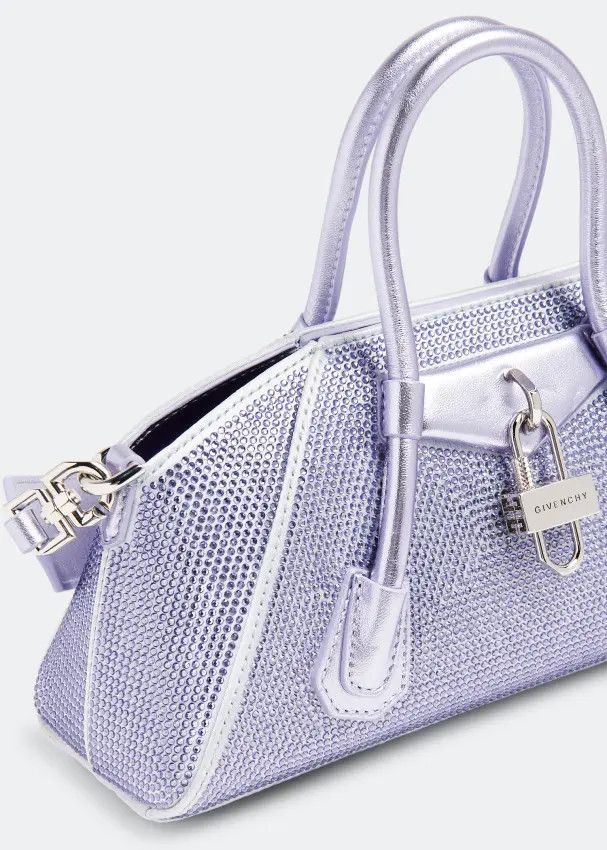 Givenchy o1w1db10525 Size: OS/Antigona Stretch Mini Bag in Purple Size ONE SIZE - 3 Thumbnail