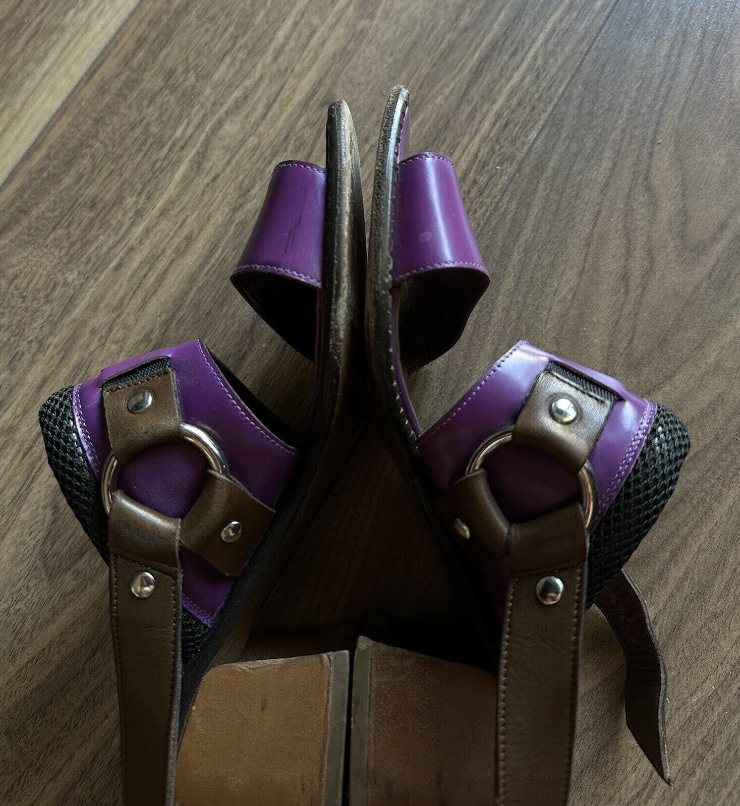 Marni Marni Heels Leather Strap Block Heel Slingback Sandals Size US 6.5 / IT 36.5 - 6 Thumbnail