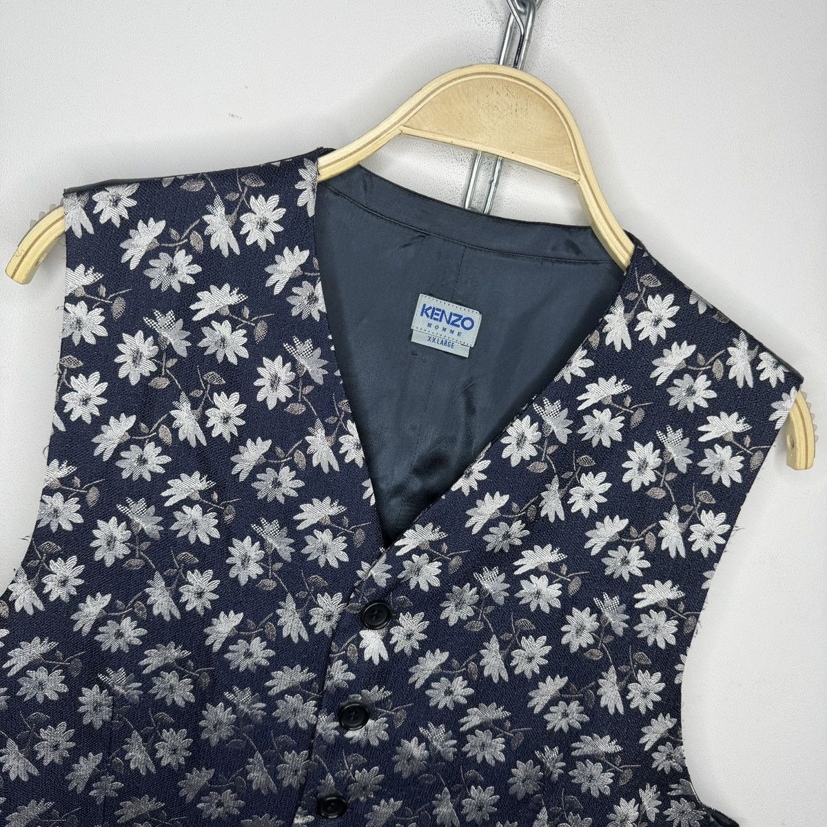 Kenzo Vintage silk Kenzo Vest Size 48R - 4 Thumbnail