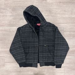 Supreme Plaid Wool Work Jacket | Grailed