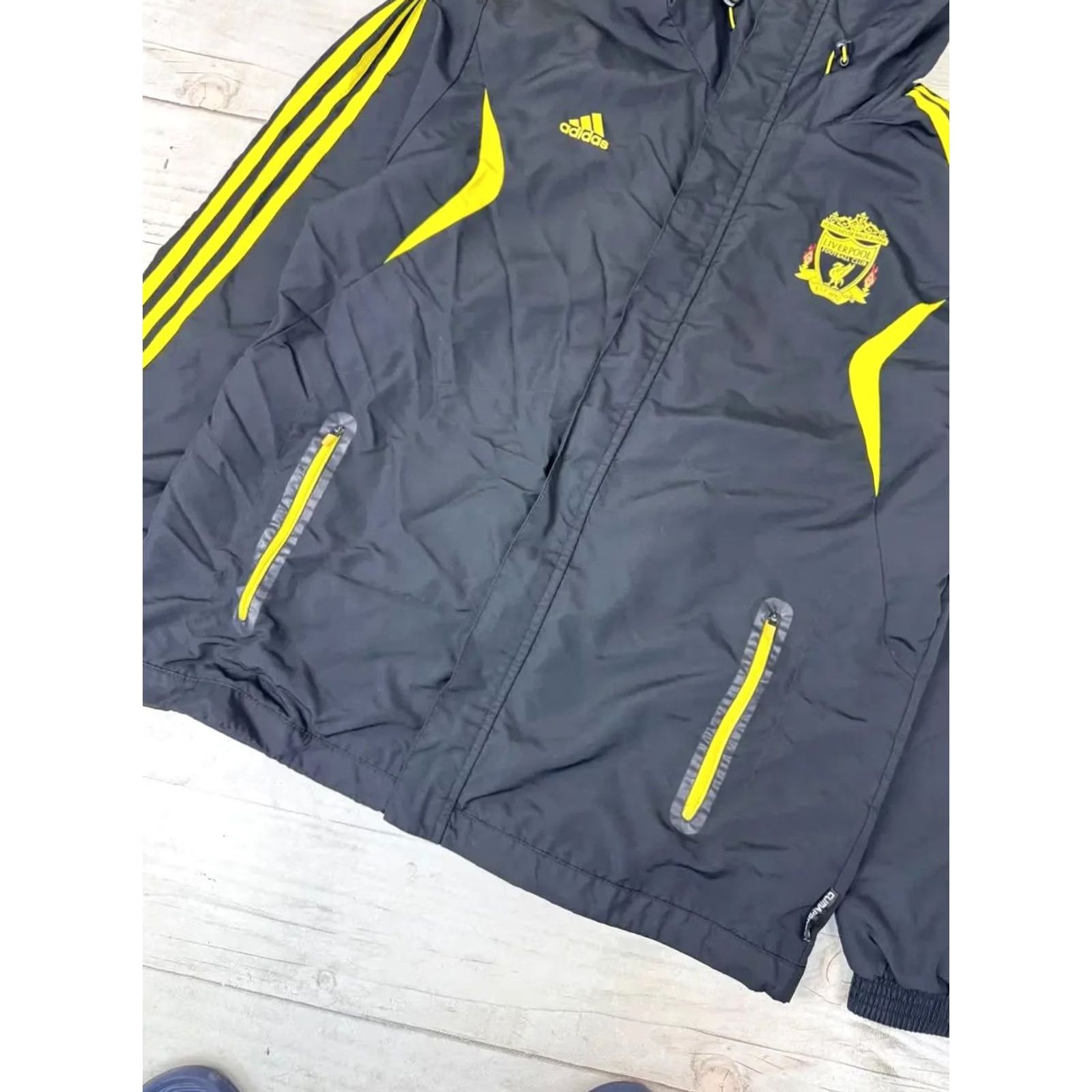Adidas VINTAGE Adidas Liverpool 2010 2011 Windbreaker Track Jacket Men Size L Black Adidas Liverpool Track Jacket Men L Black 2010s 2011 Mens Size US L / EU 52-54 / 3 - 3 Thumbnail