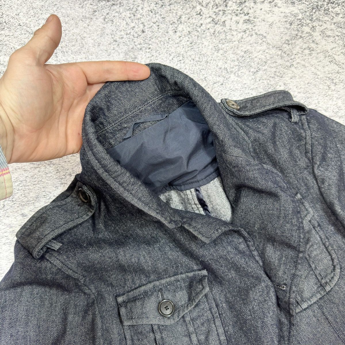 Designer × STRENESSE Strenesse Mens Cotton-Virgin wool Jacket M size Size US M / EU 48-50 / 2 - 6 Thumbnail
