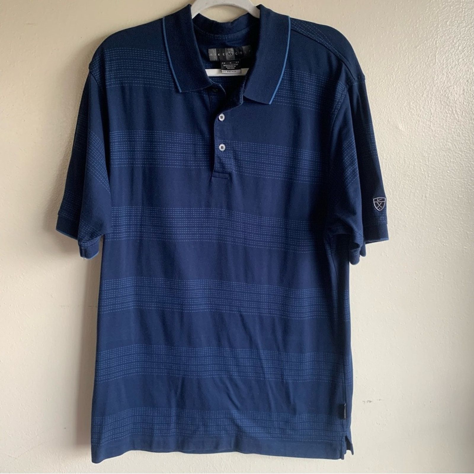 Nike Nike Golf Blue Dri-Fit Polo Size Medium Size US M / EU 48-50 / 2 - 2 Thumbnail