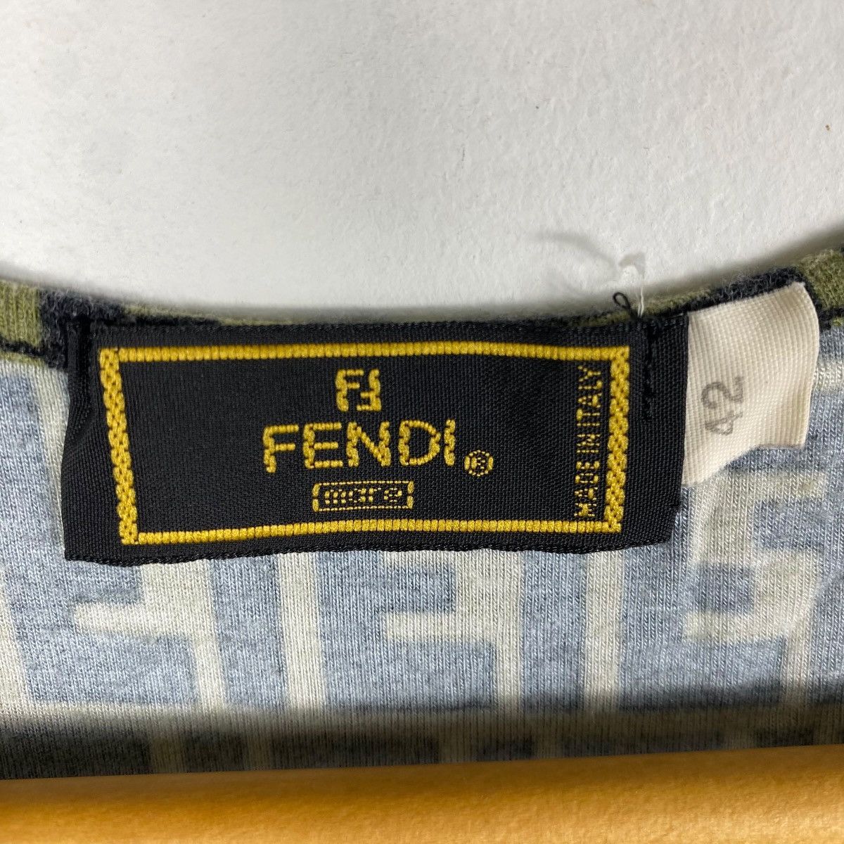 Fendi Vintage 90s FENDI Zucca Monogram Women Tops Tee Shirt Size M / US 6-8 / IT 42-44 - 5 Thumbnail