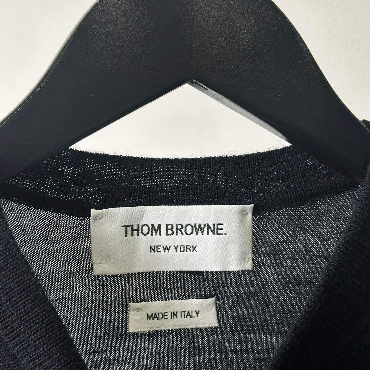 Thom Browne THOM BROWNE 4BAR NAVY WOOL KNITED Size XS / US 0-2 / IT 36-38 - 4 Thumbnail