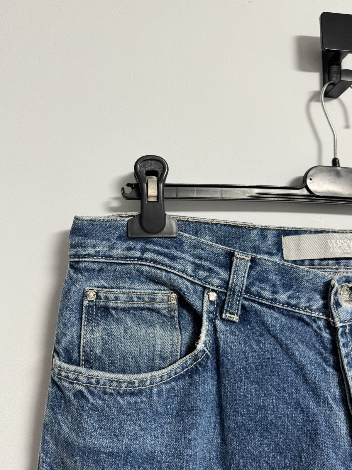 Versace Versace Men’s Blue Denim Jeans W36 EU50 Classic Straight Fit Size US 36 / EU 52 - 12 Thumbnail