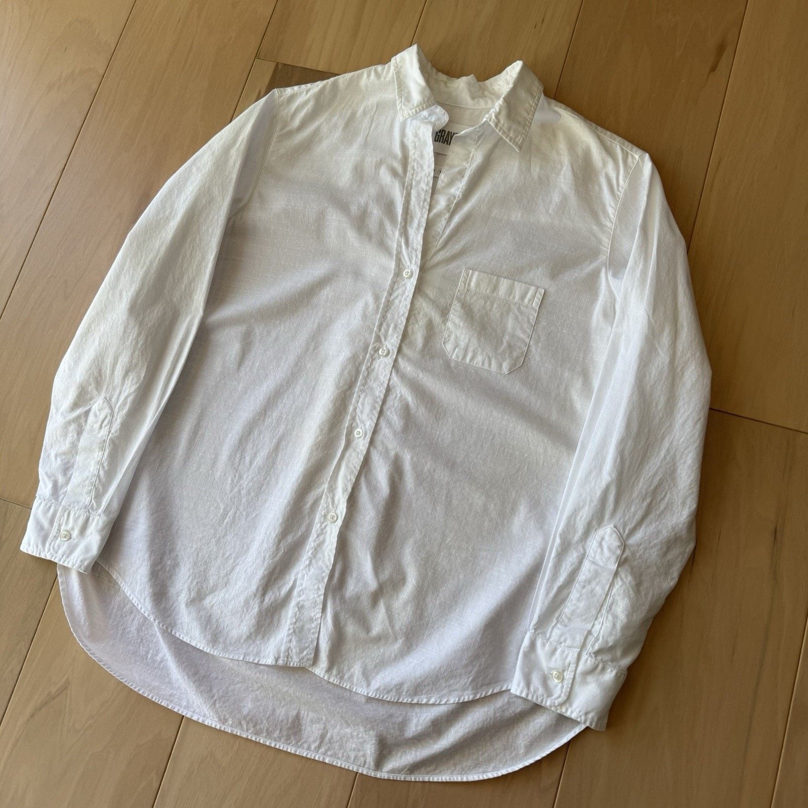 Other Grayson The Hero Shirt Women's 3 White Button Up 100% Cotton Size M / US 6-8 / IT 42-44 - 9 Thumbnail