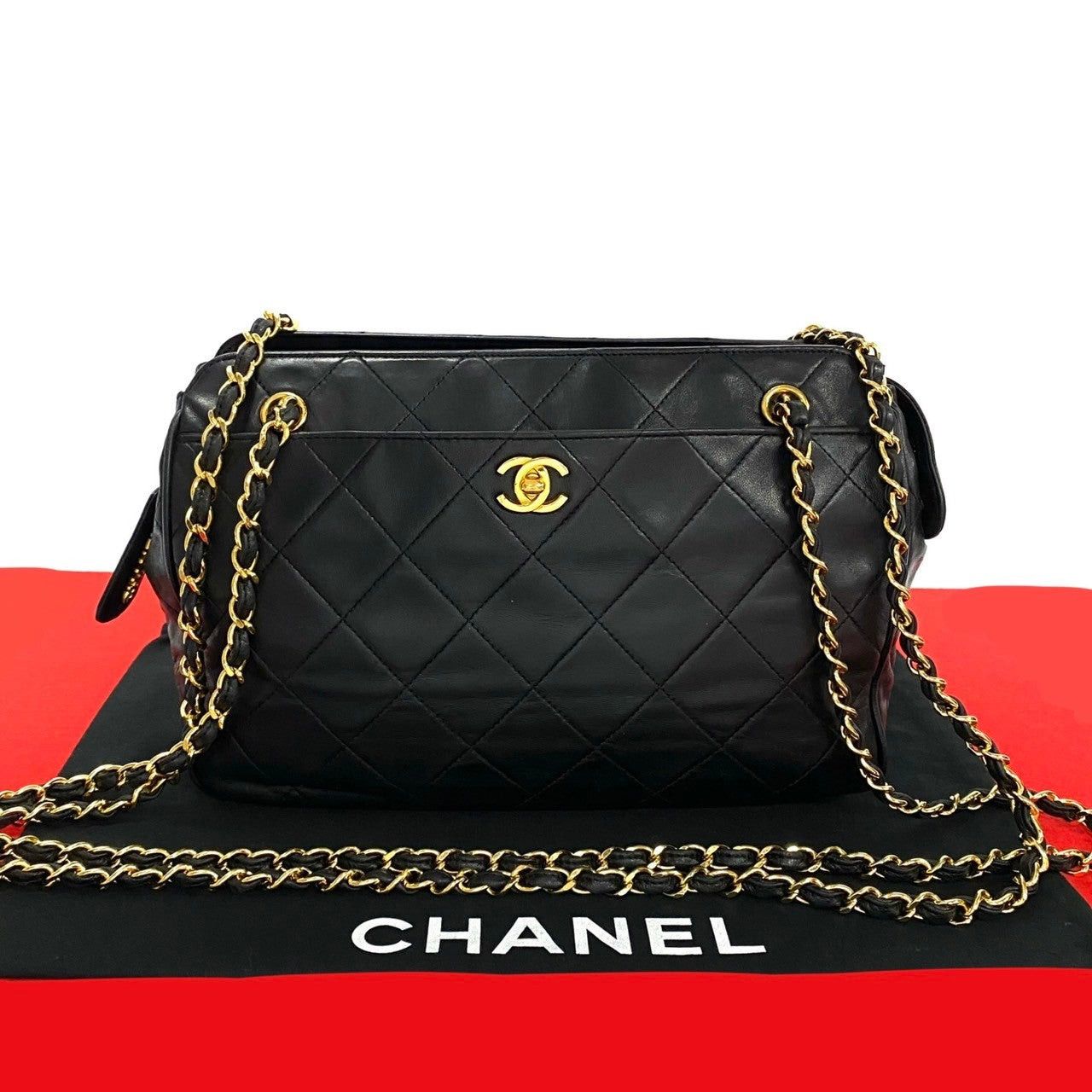 Chanel Chanel Shoulder Bag Black Leather Size ONE SIZE - 1 Thumbnail