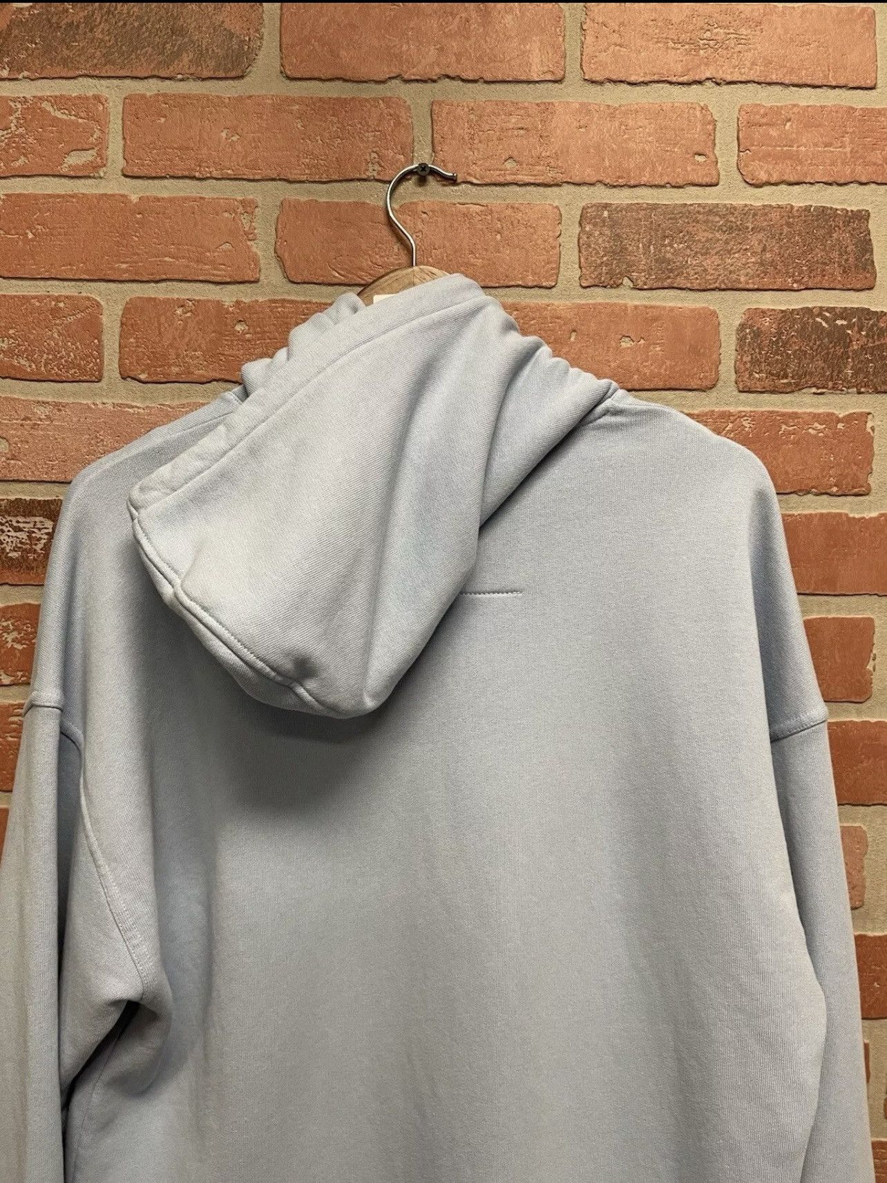 Givenchy Size S - Givenchy Men's Blue Logo-Print Hoodie Sweatshirt Size US S / EU 44-46 / 1 - 6 Thumbnail