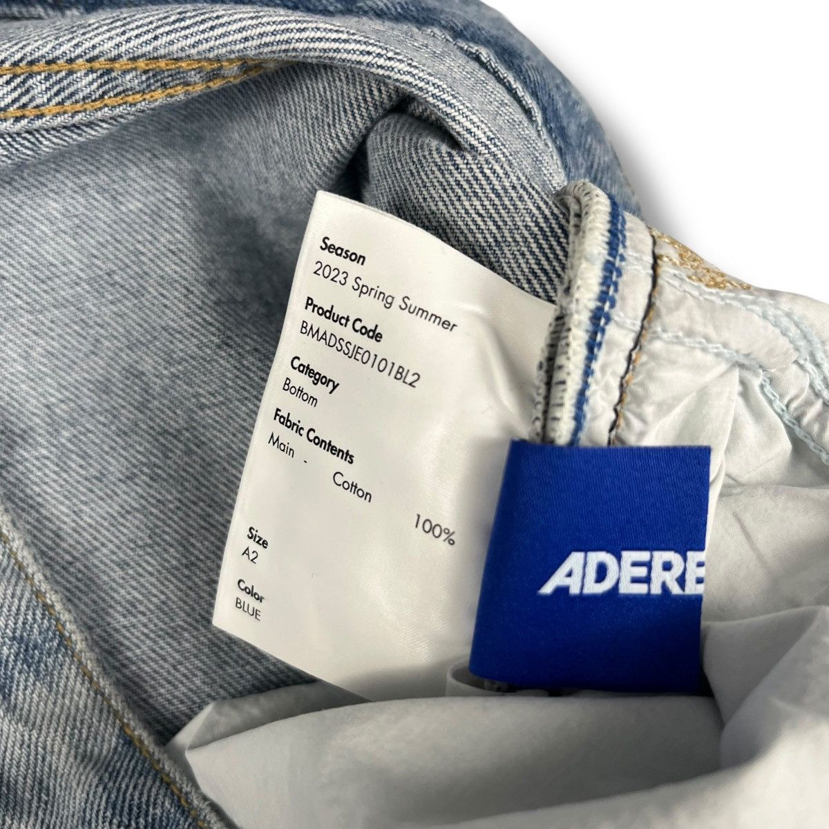 Ader Error Ader Error Checkerboard-print Straight Denim Jeans Size US 32 / EU 48 - 15 Thumbnail