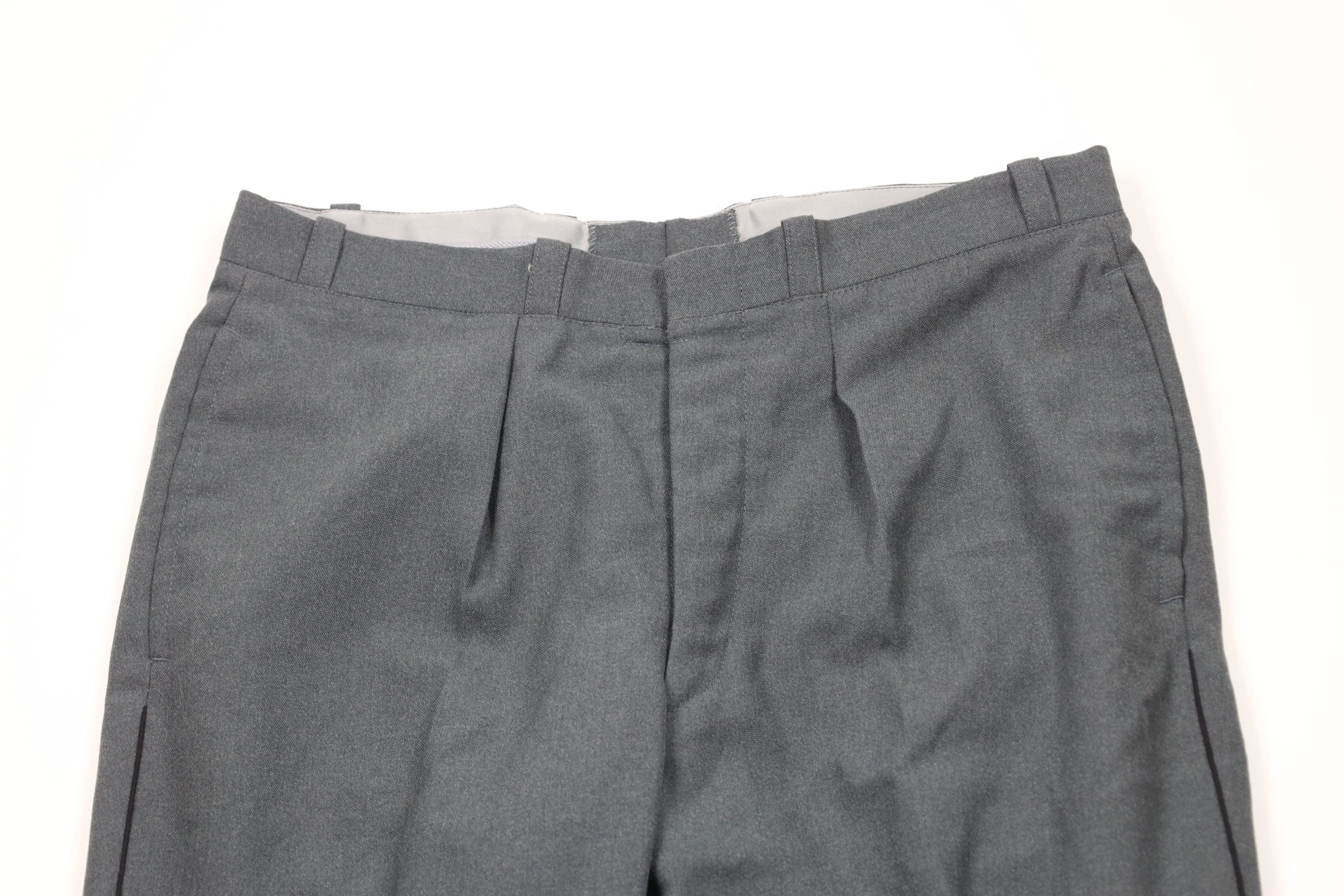 Vintage Vintage 70s Military Heavyweight Fly Wide Leg Pants Green Size US 34 / EU 50 - 2 Thumbnail