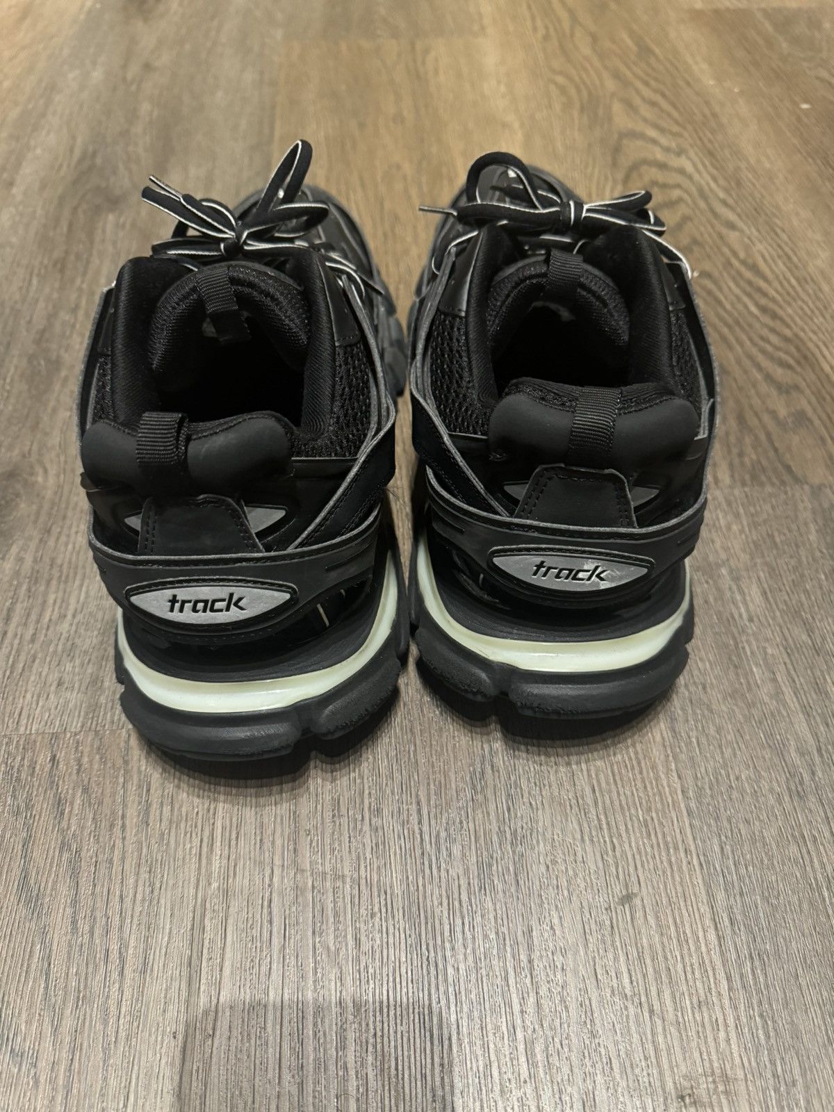 Balenciaga BALENCIAGA Black Track LED Runners Size US 12 / EU 45 - 5 Thumbnail