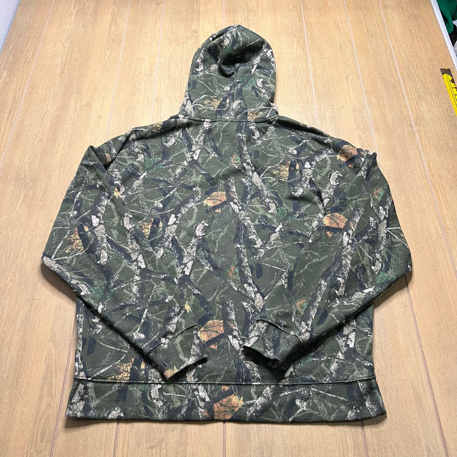Vintage Y2K Boundaries All Gender Oversized Fleece Hoodie green M Size US M / EU 48-50 / 2 - 4 Thumbnail