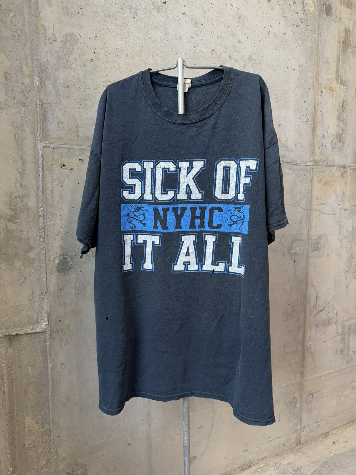 Band Tees × Vintage Rare Vintage Sick Of It All No Cure Screen