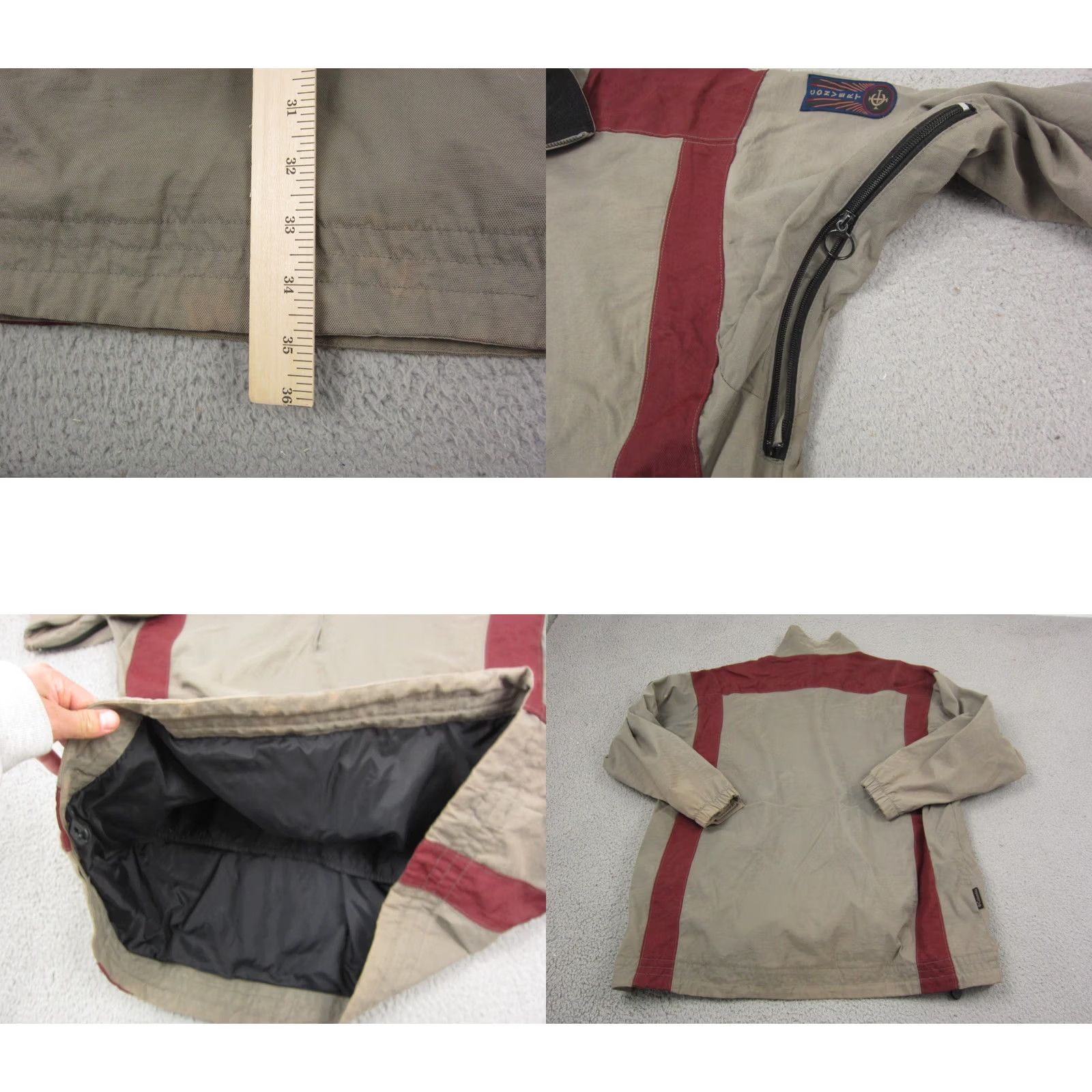 Vintage Vintage Columbia Jacket Adult L Brown Beige 1/2 Zip Bomber Windproof All Seasons Outdoor Mens Size US L / EU 52-54 / 3 - 9 Thumbnail