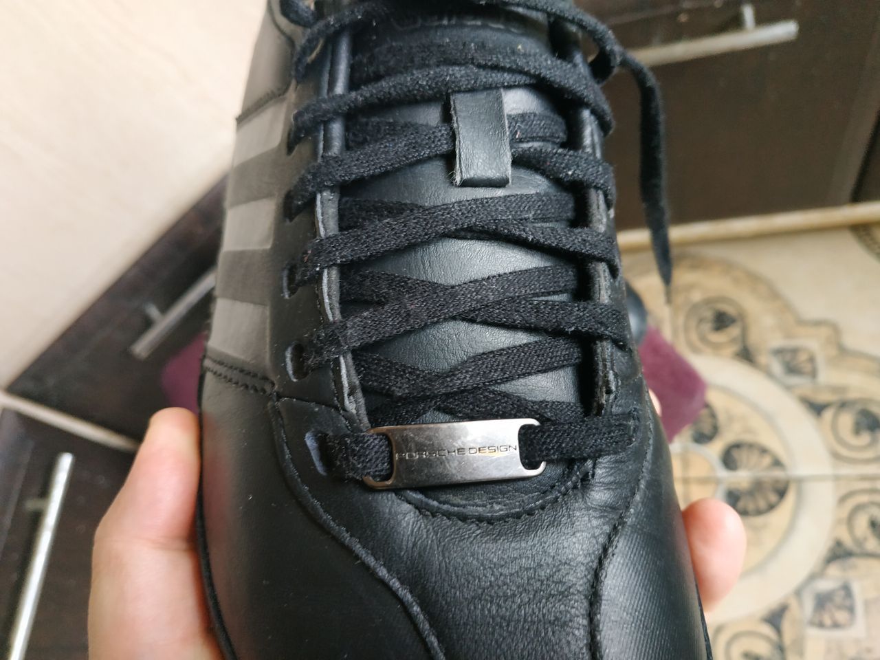 Adidas Adidas x Porsche Design Typ 64 Black Leather Sneakers Size US 9.5 / EU 42-43 - 15 Thumbnail