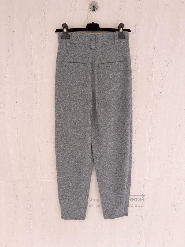 Brunello Cucinelli Brunello Cucinelli Gray Cashmere Trousers Size 42" / US 20 - 2 Thumbnail