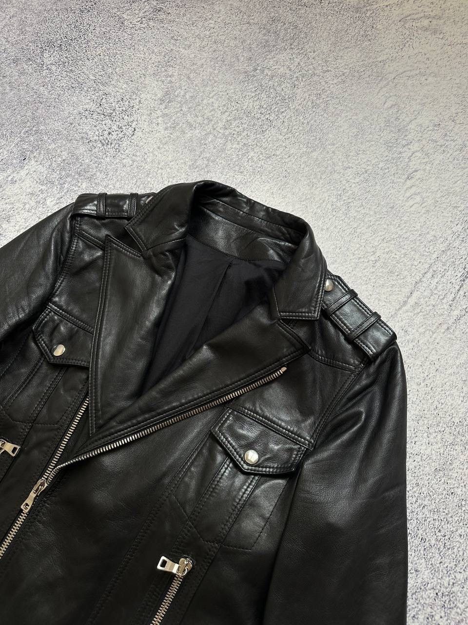 Balmain Balmain Men’s Leather Jacket With Straps Size 48 Size US M / EU 48-50 / 2 - 7 Thumbnail